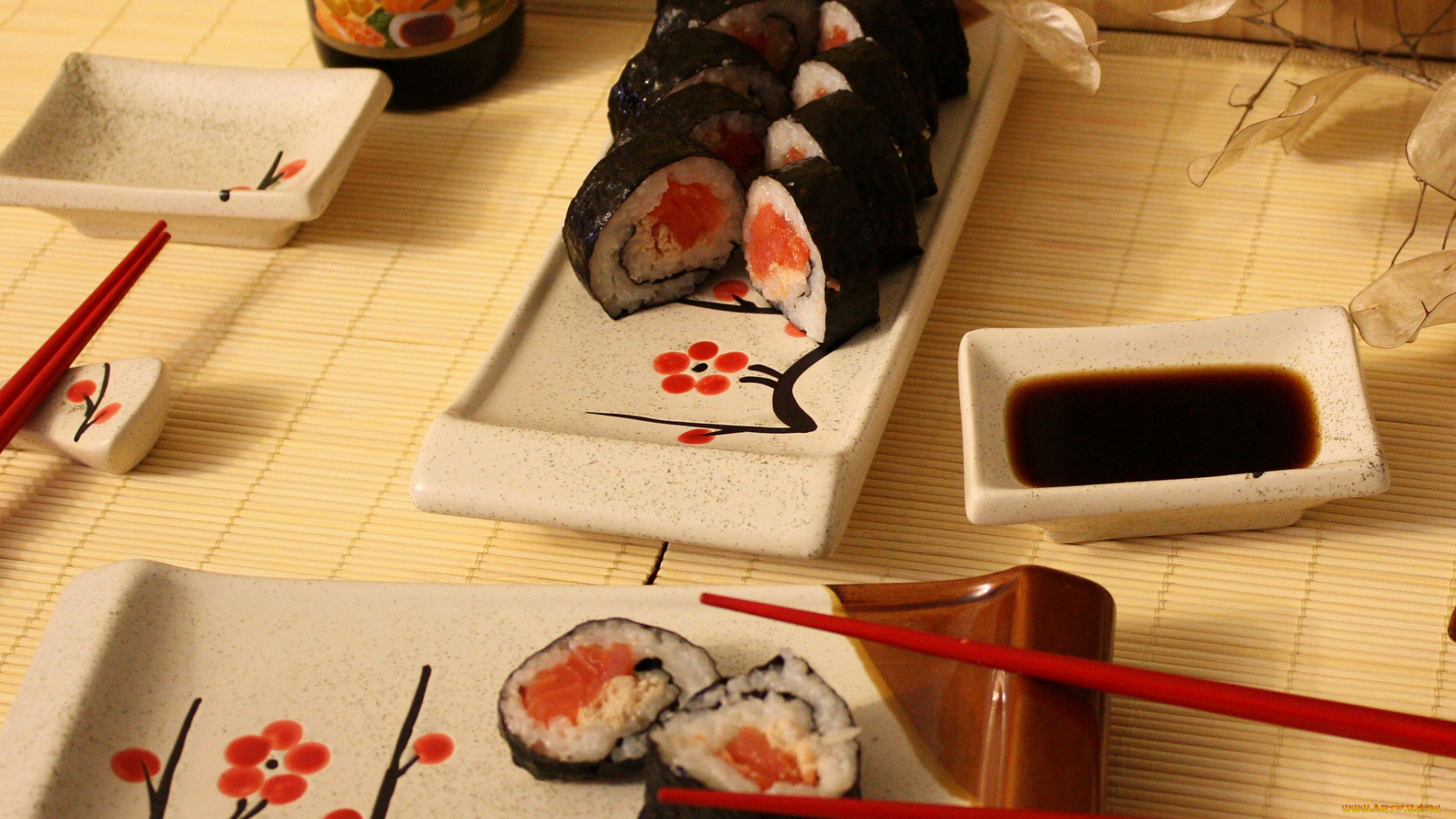 еда, рыба, морепродукты, суши, роллы