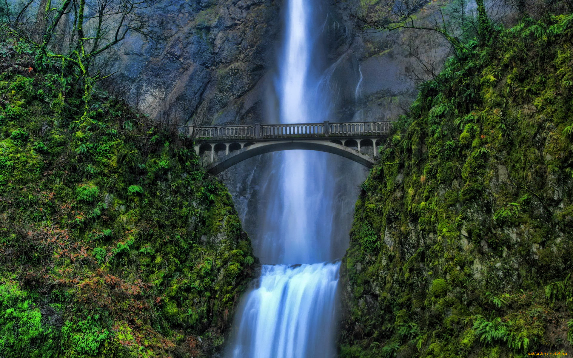 природа, водопады