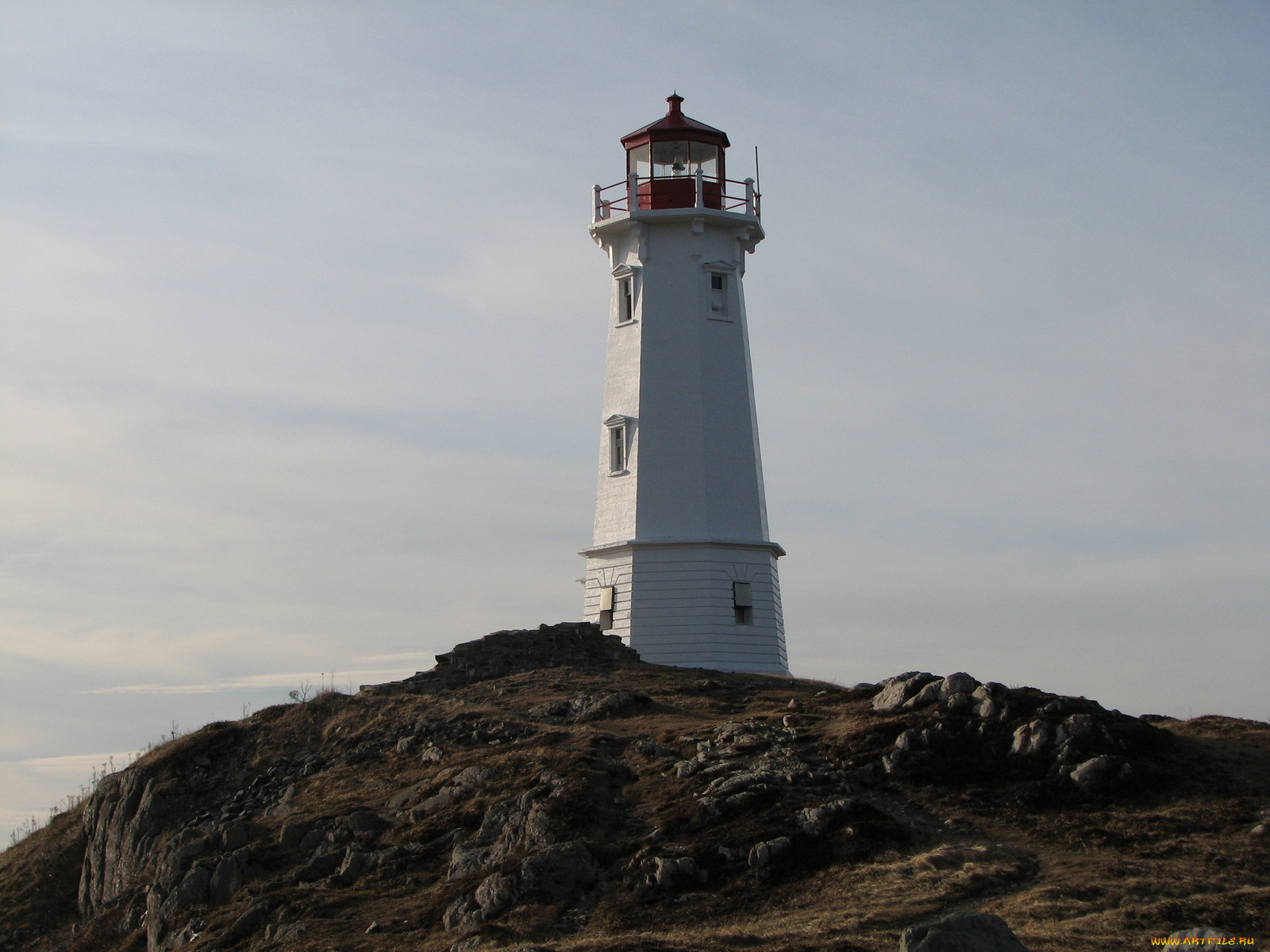 природа, маяки, холм