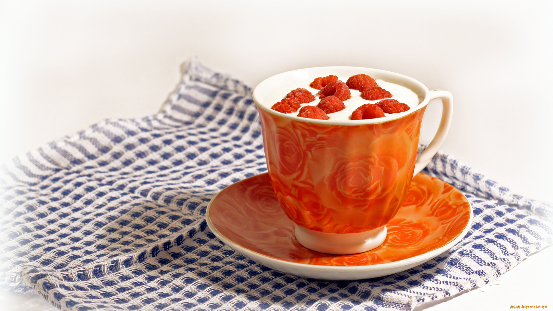 еда, мороженое, десерты, малина