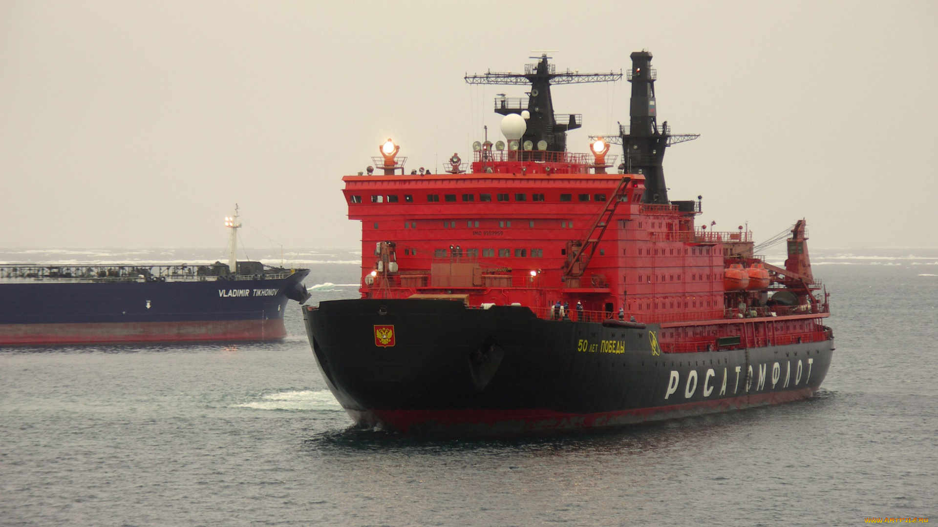 корабли, ледоколы, море