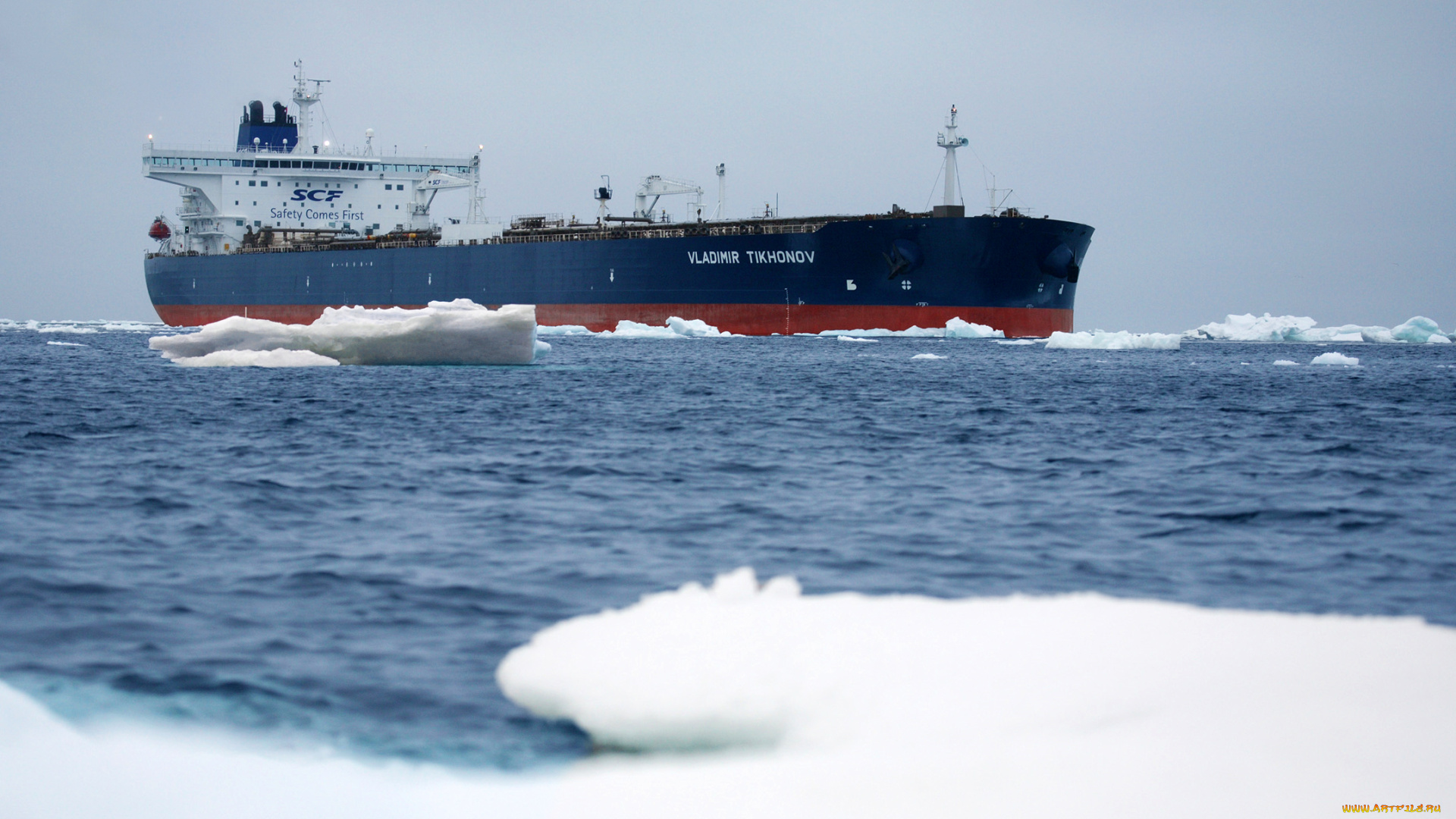 корабли, танкеры, vladimir, tikhonov, море, айсберги, льдины