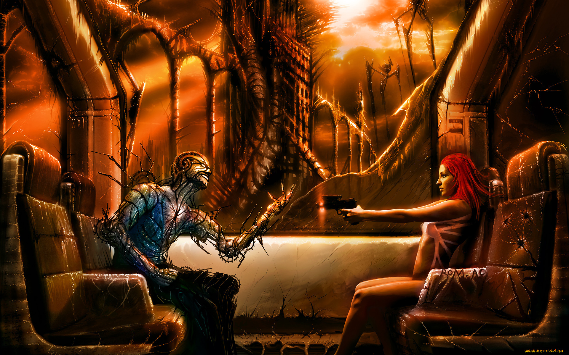 фэнтези, красавицы, чудовища, девушка