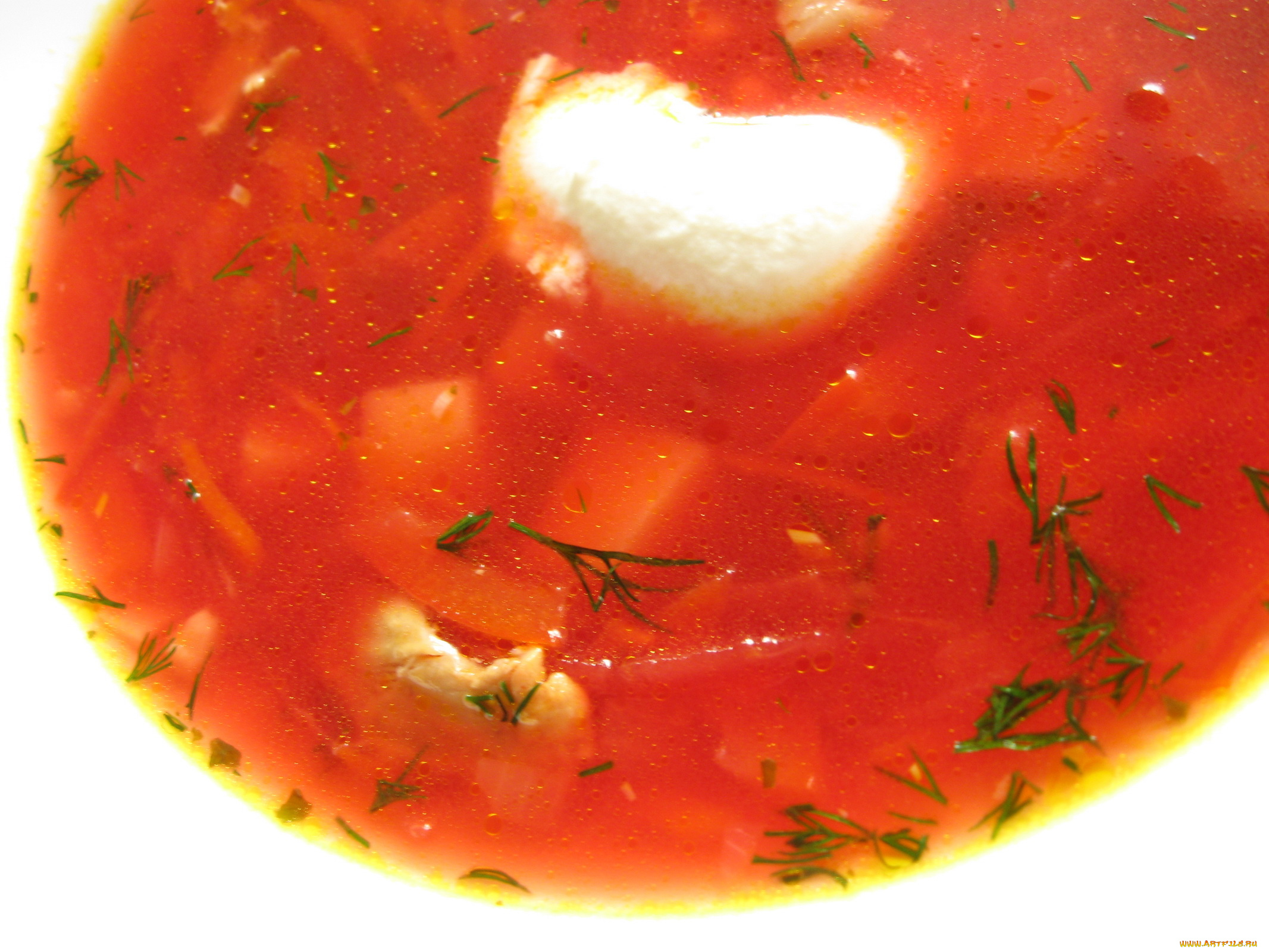 автор, varvarra, еда, первые, блюда, сметана, борщ, зелень