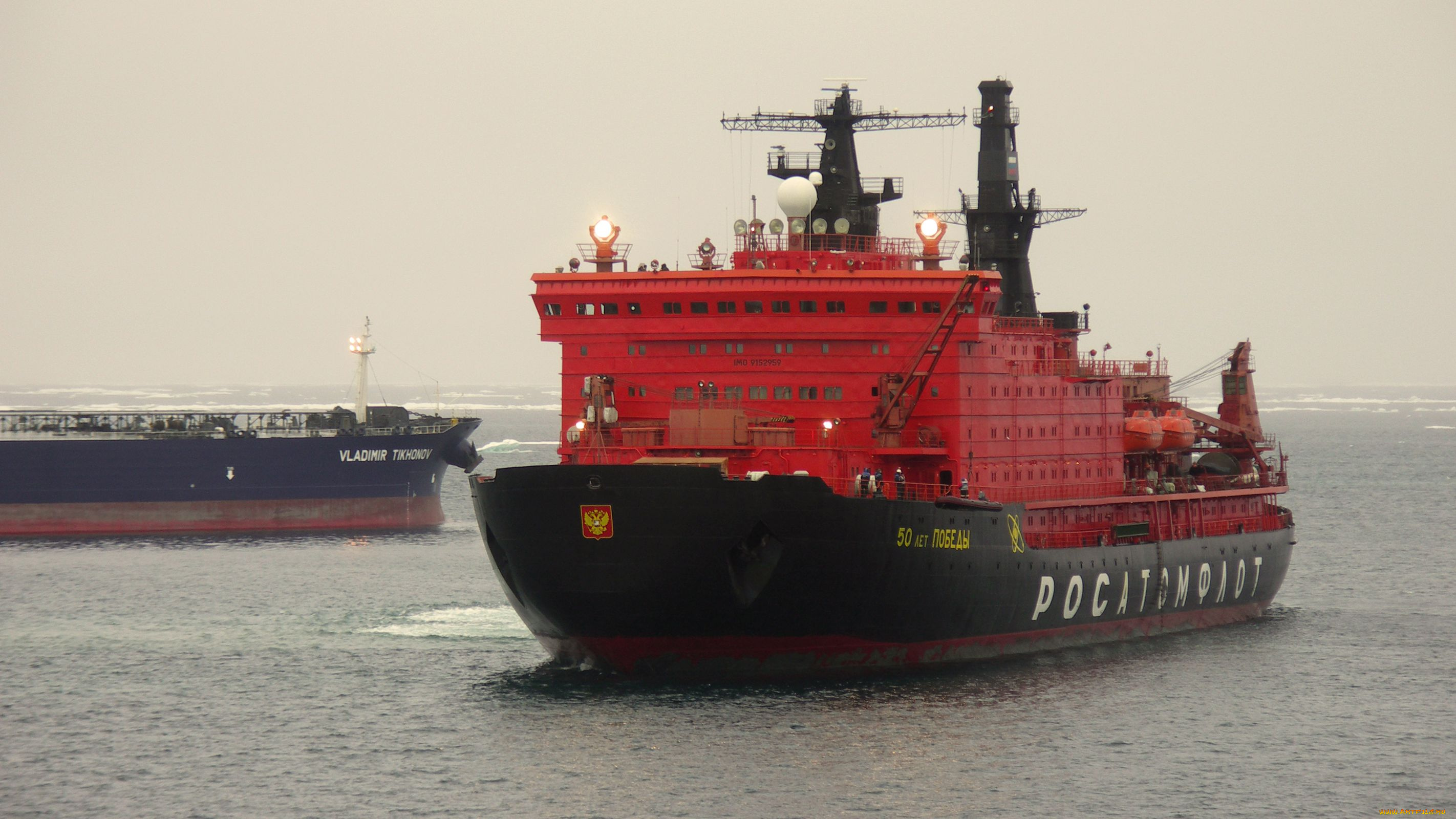 корабли, ледоколы, море