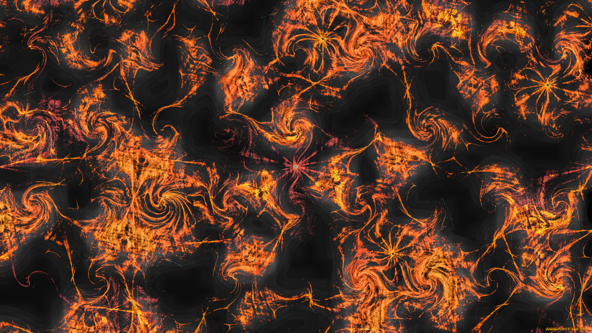 3д, графика, fractal, фракталы, фон, цвета, узор