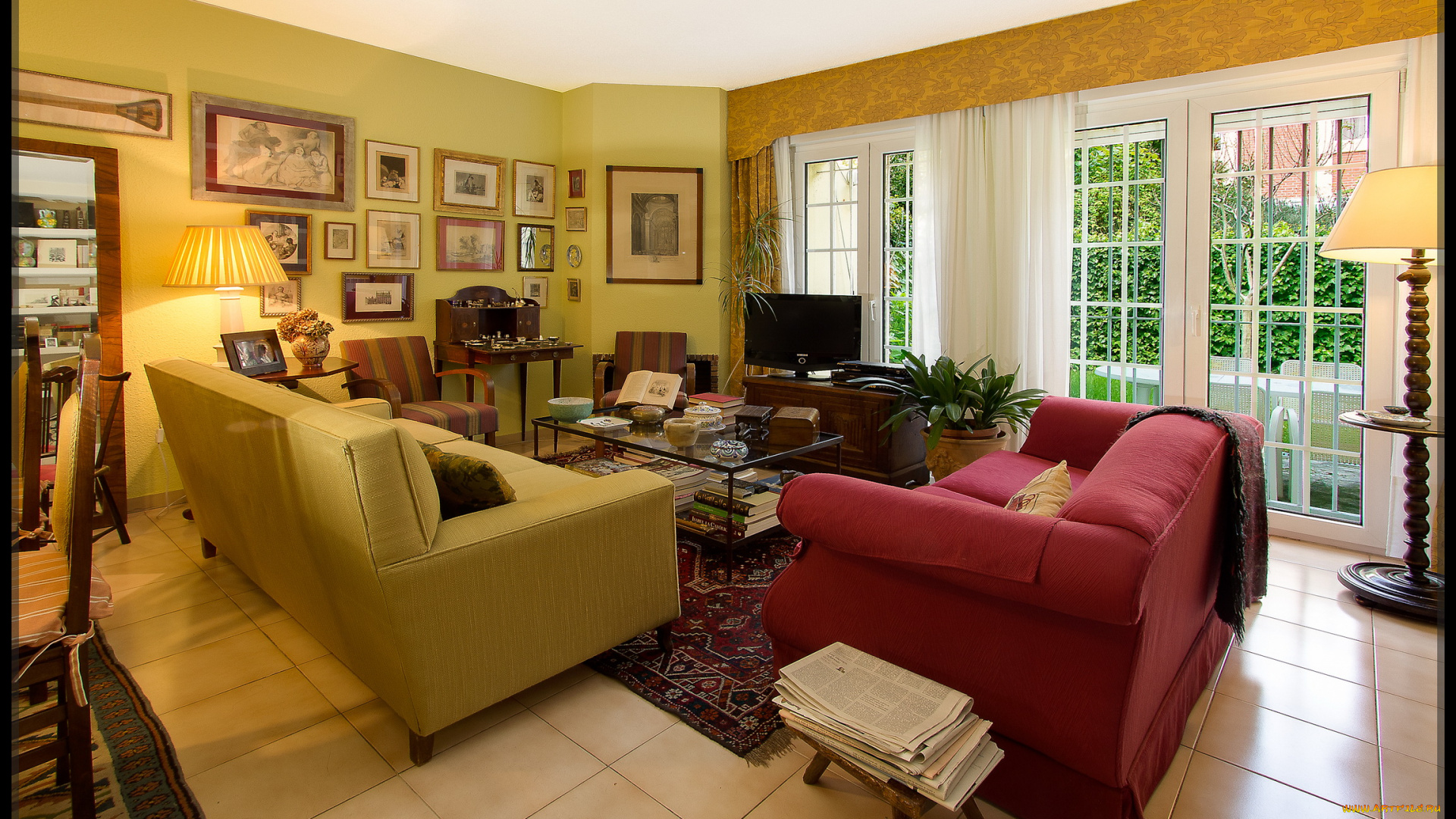 интерьер, гостиная