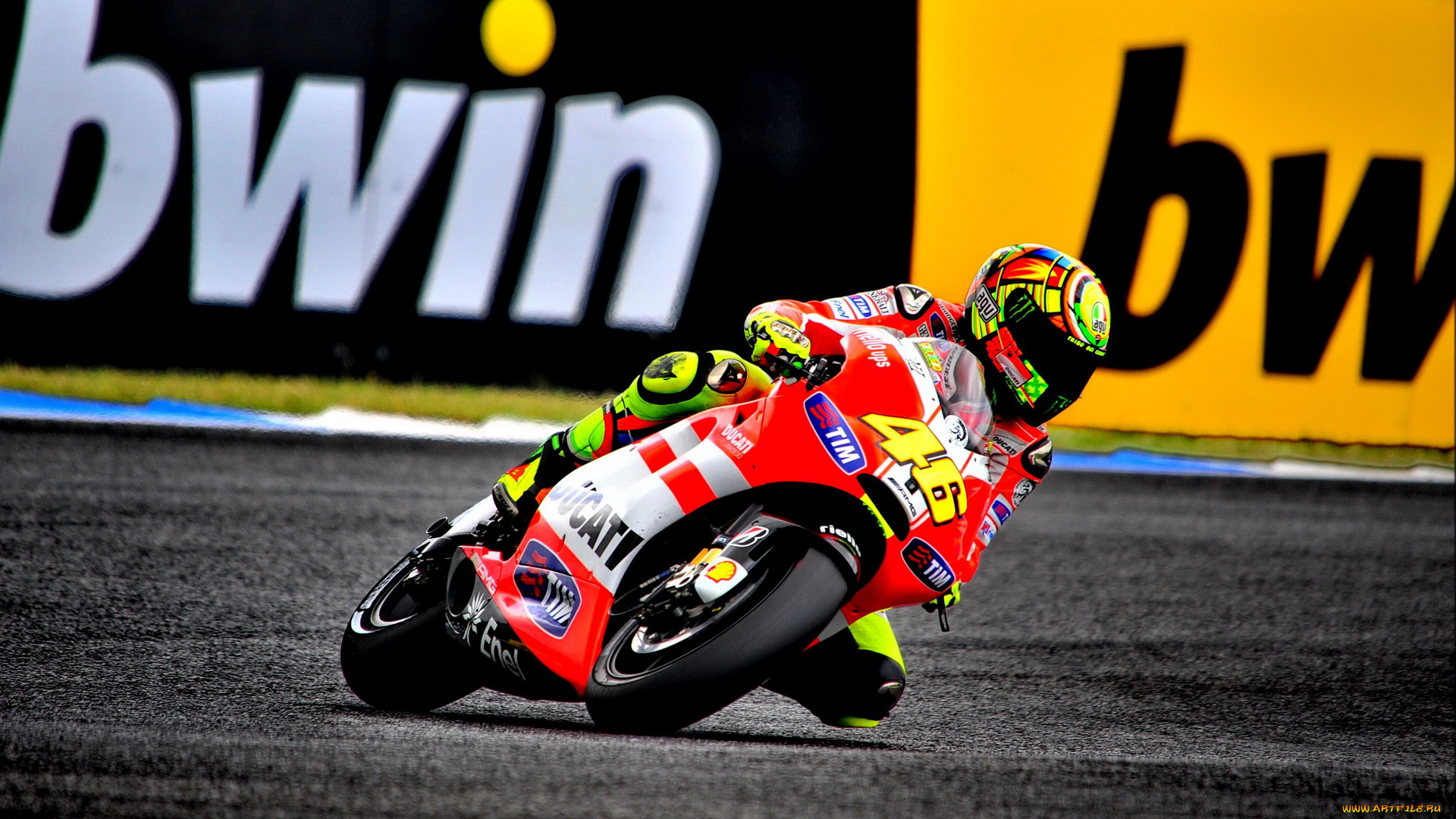 спорт, мотоспорт, трек, гонка, valentino, rossi, скорость