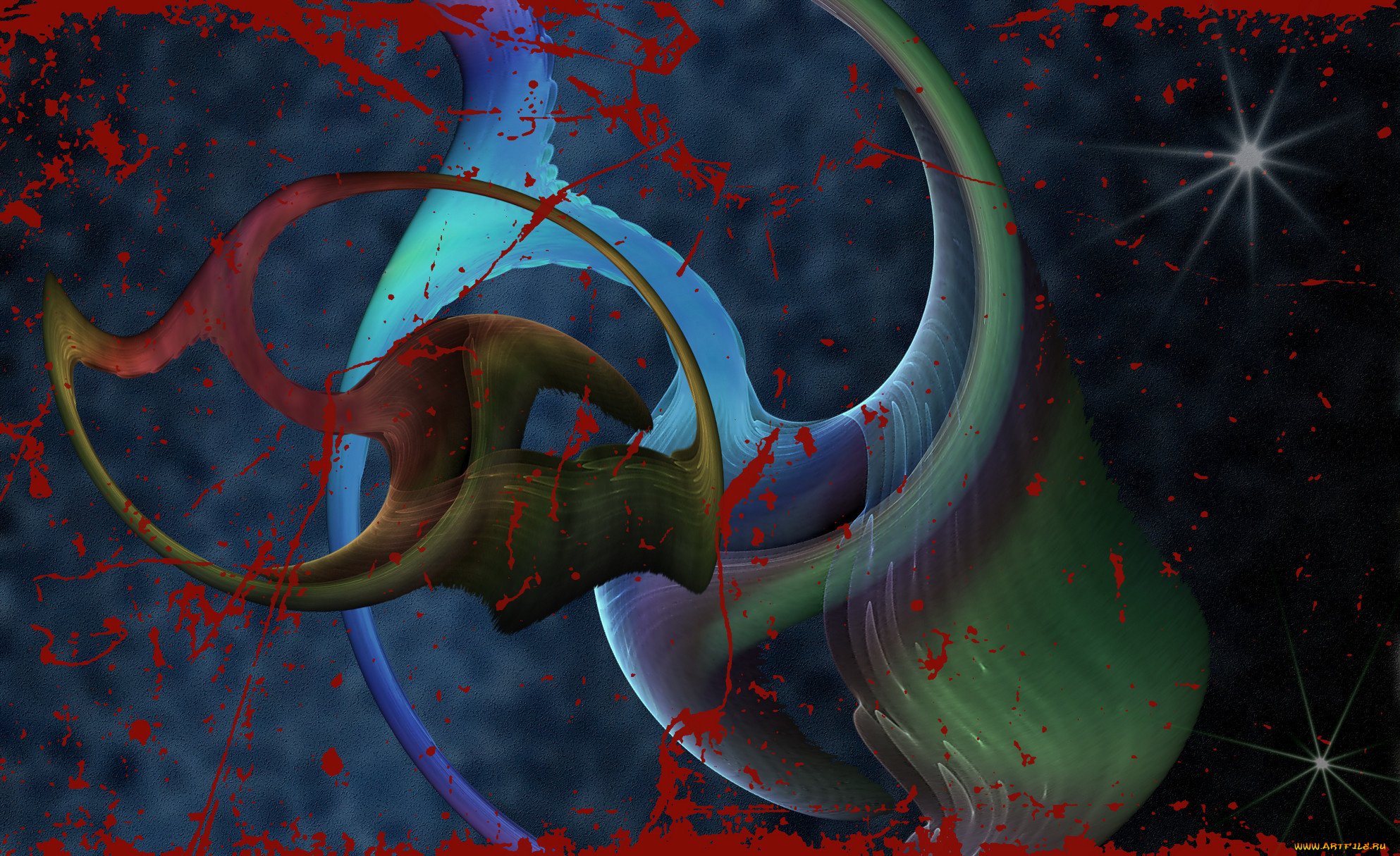 3д, графика, fractal, фракталы, фон, цвета, узор
