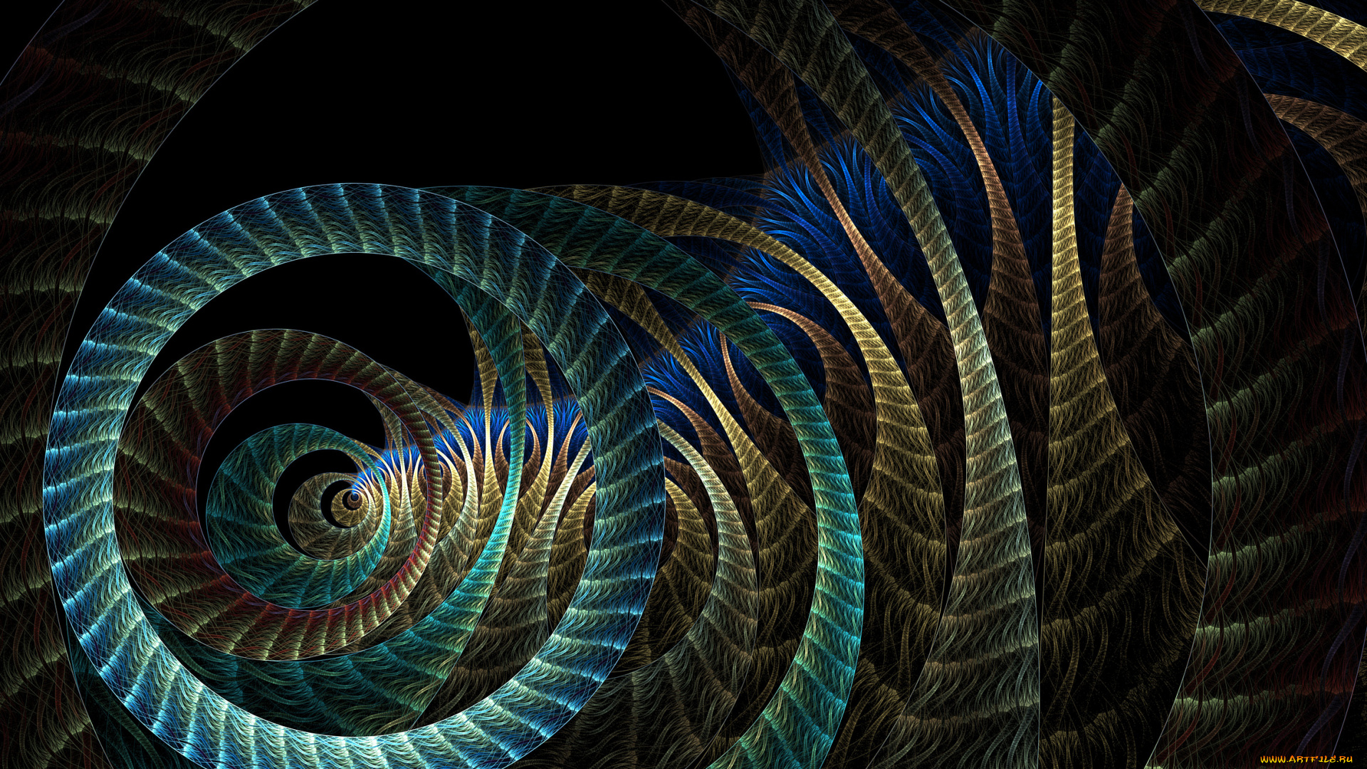 3д, графика, fractal, , фракталы, фон, цвета, узор