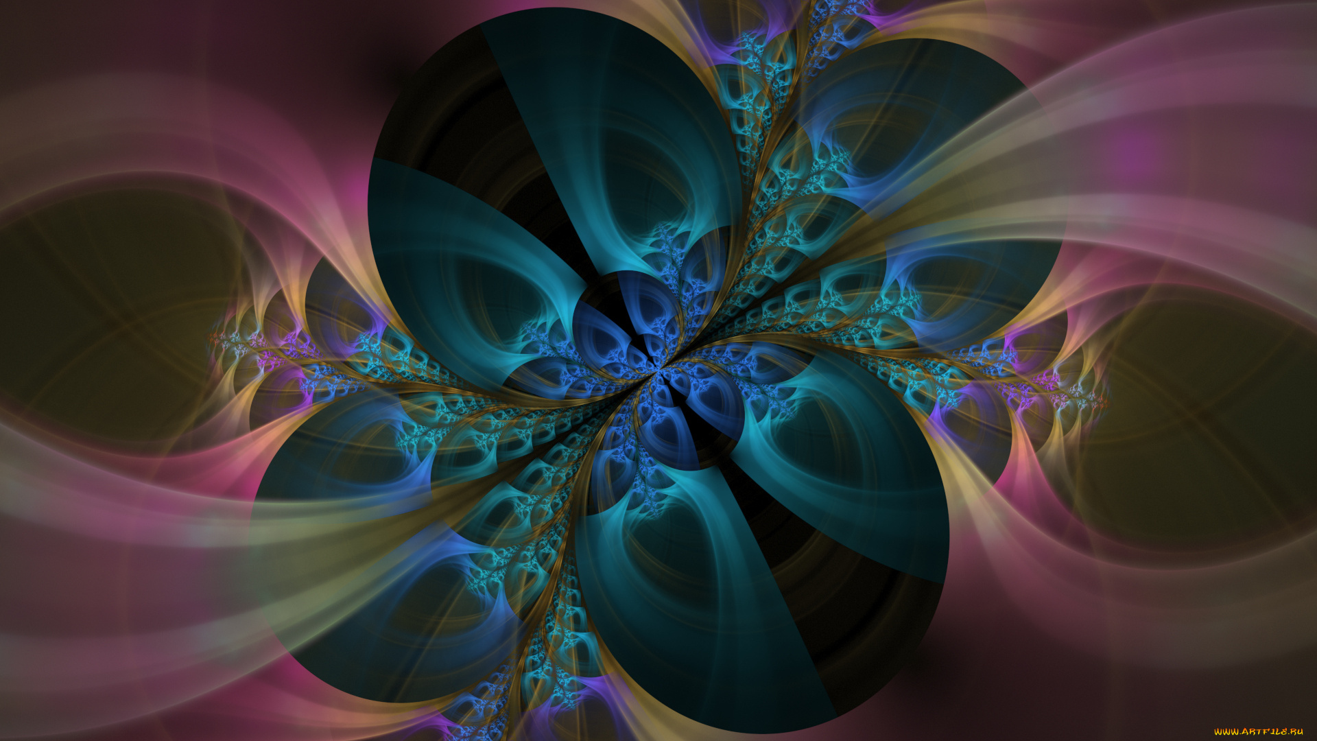 3д, графика, fractal, , фракталы, узор, цвета, фон