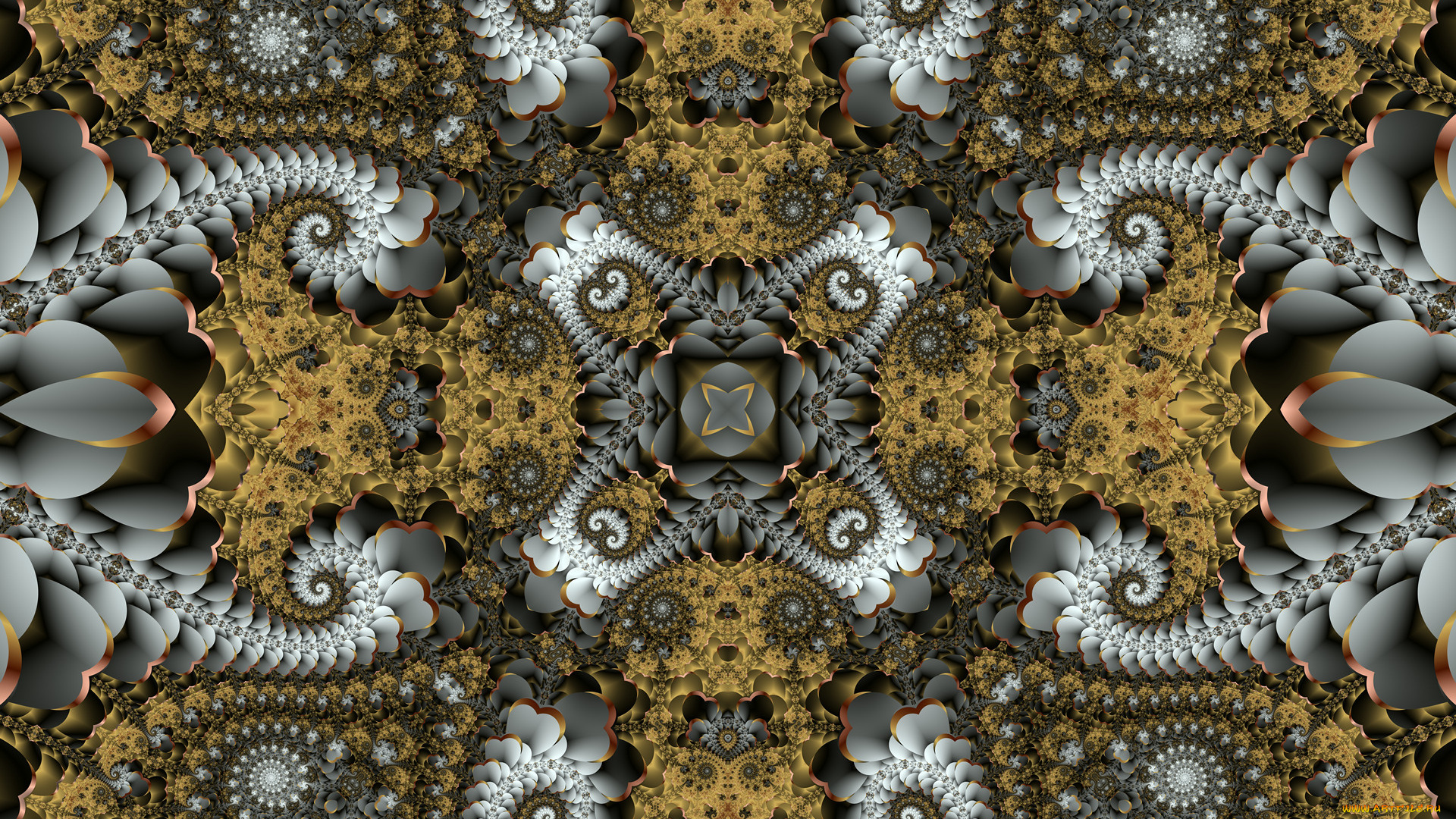 3д, графика, fractal, , фракталы, узор, цвета, фон