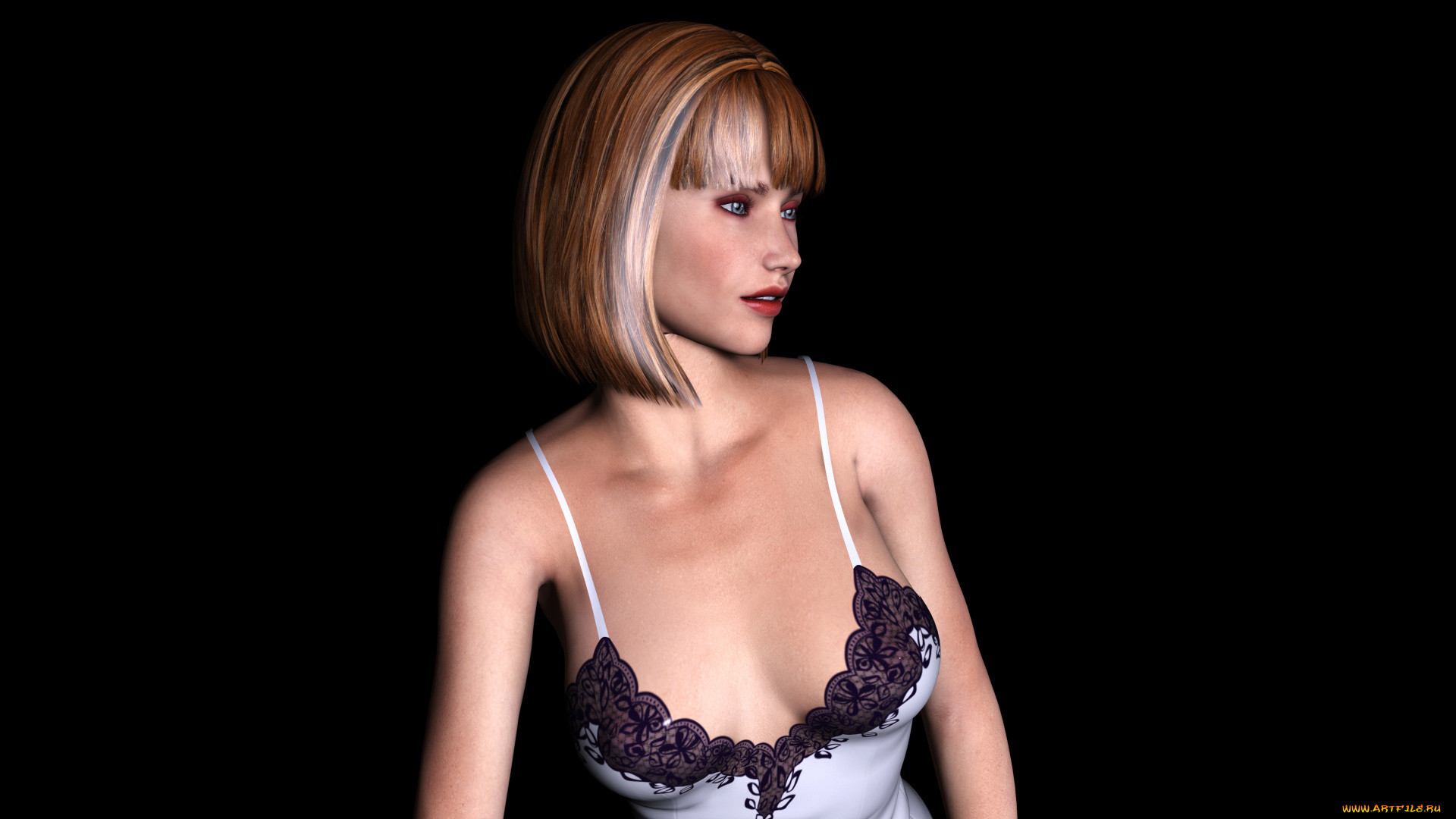 3д, графика, people, , люди, взгляд, девушка