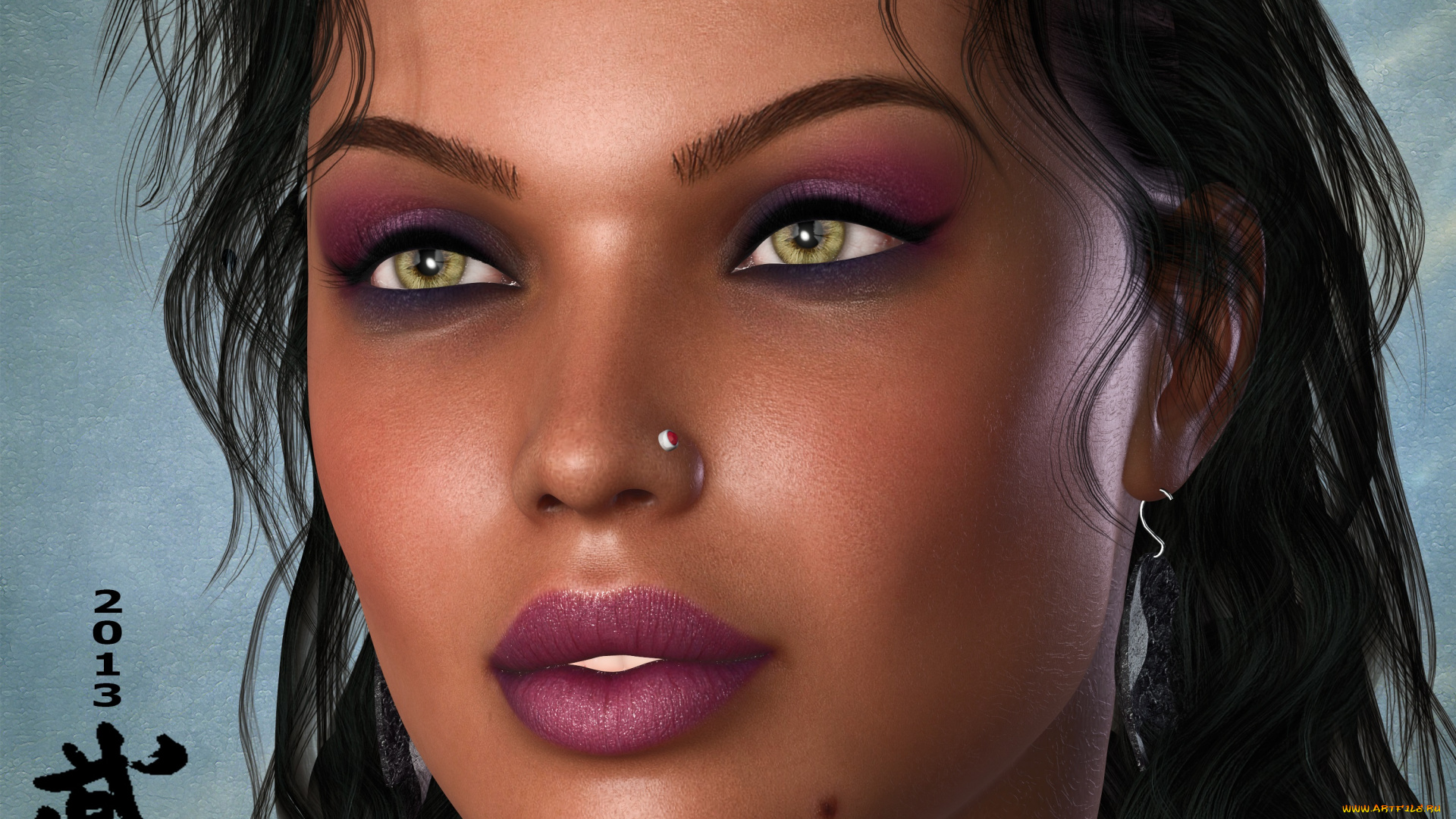 3д, графика, portraits, , портрет, глаза, взгляд