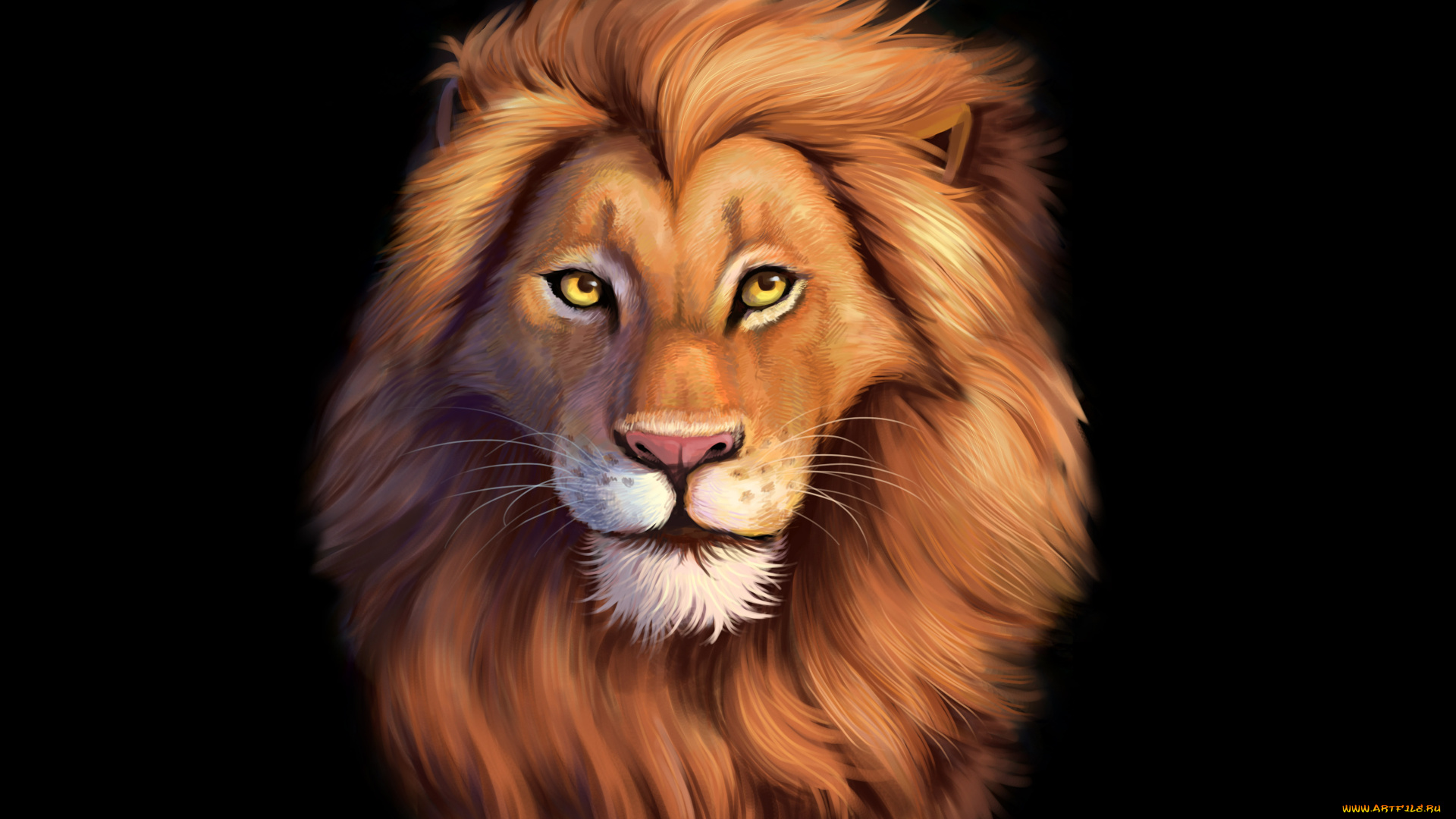 лев, рисованные, животные, , львы, зверь, дикая, кошка