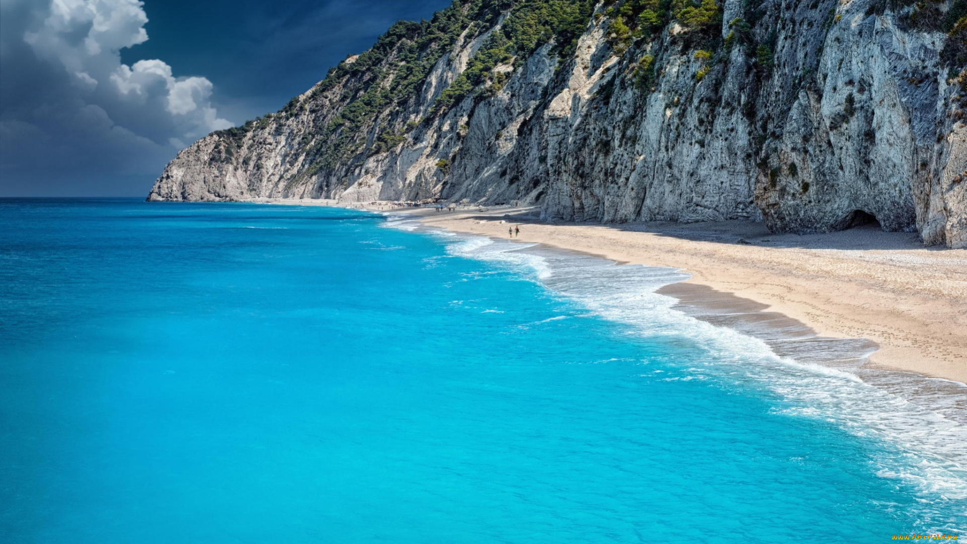 природа, моря, океаны, океан, берег, обрыв, пляж