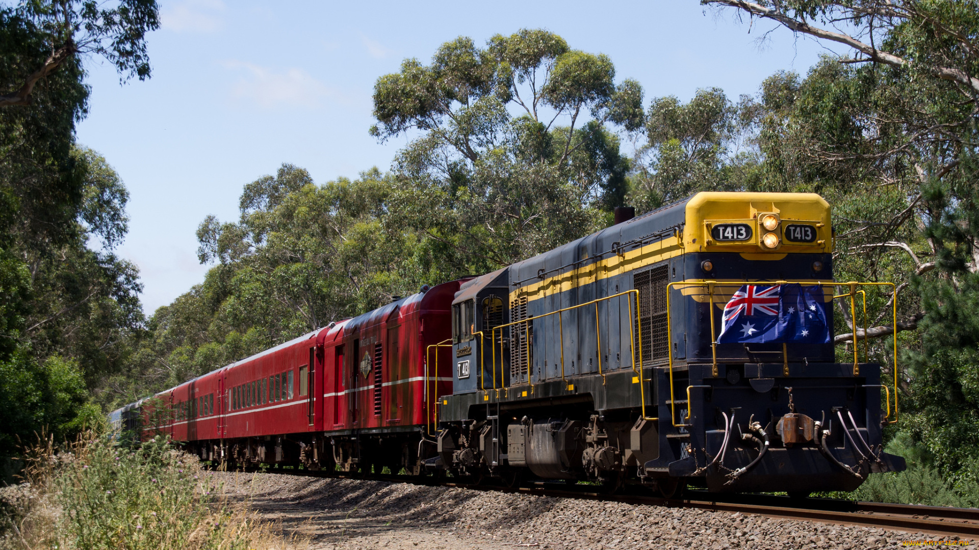 техника, поезда, железная, дорога, рельсы, локомотив, состав