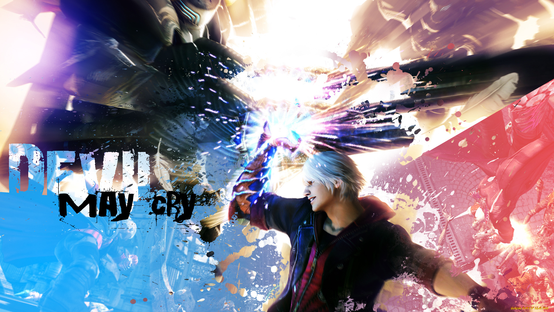 видео, игры, devil, may, cry, 4, королева, красная, devil, bringer, неро