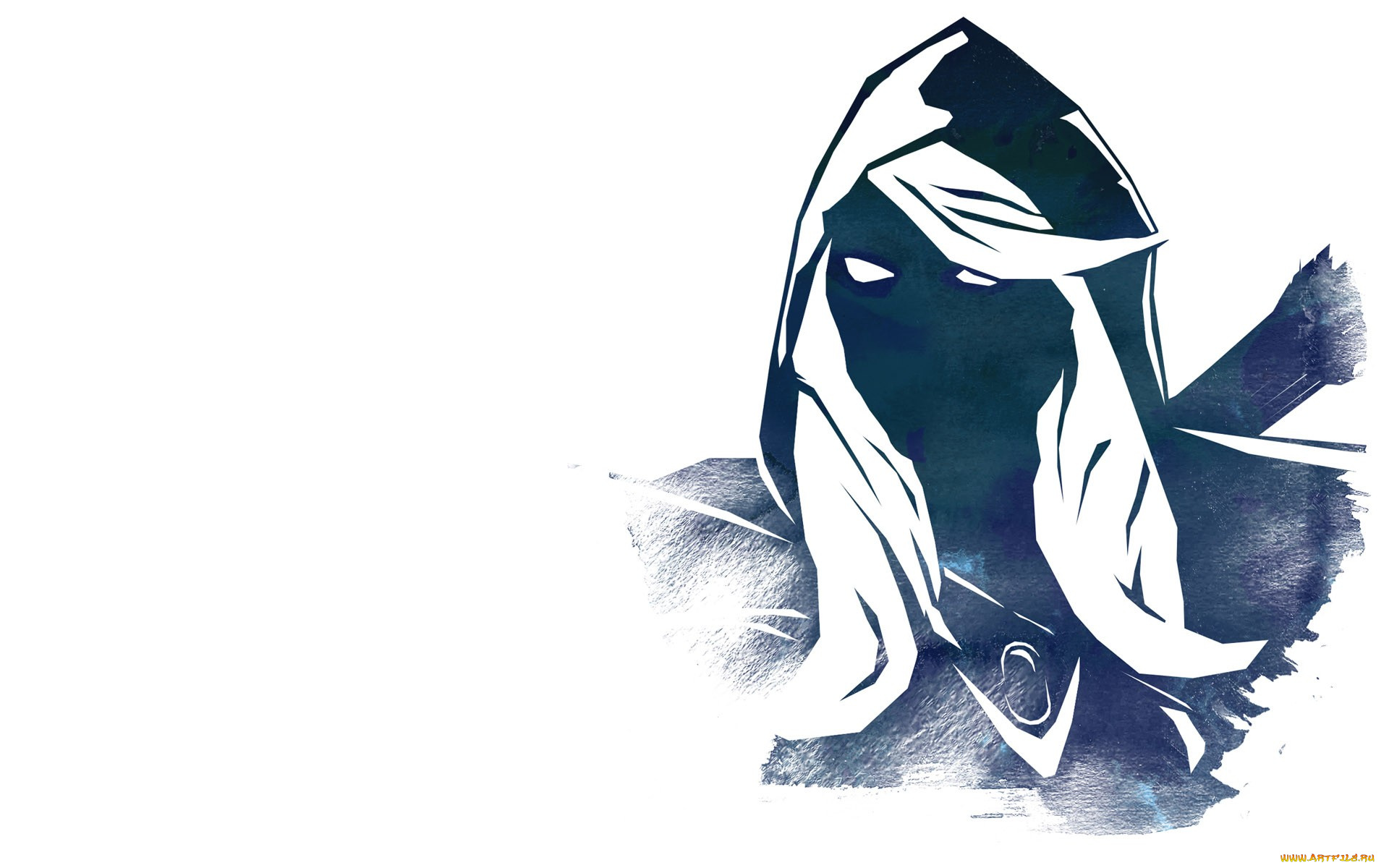 рисованные, минимализм, фон, силуэт