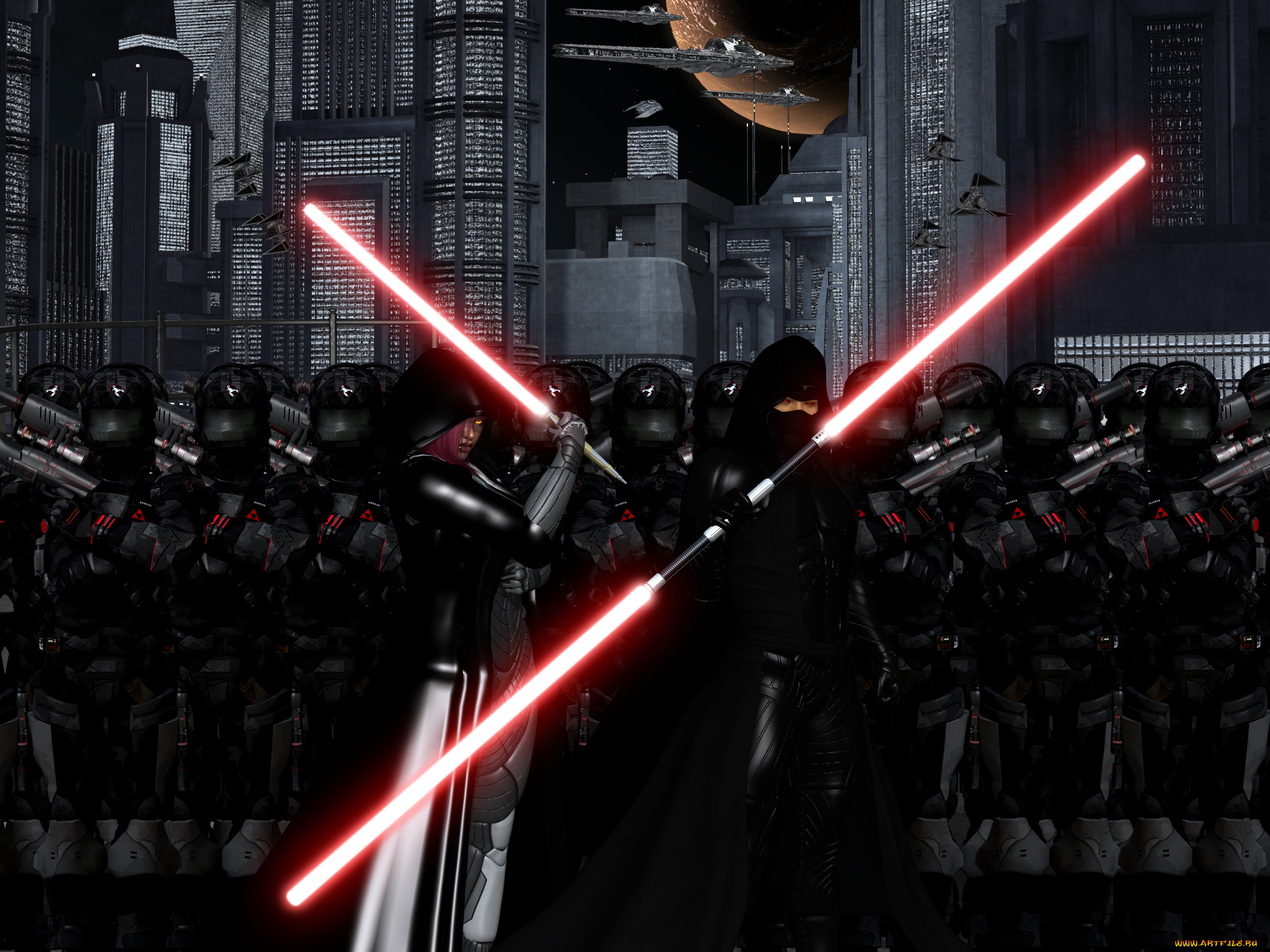 3д, графика, fantasy, , фантазия, воины, оружие