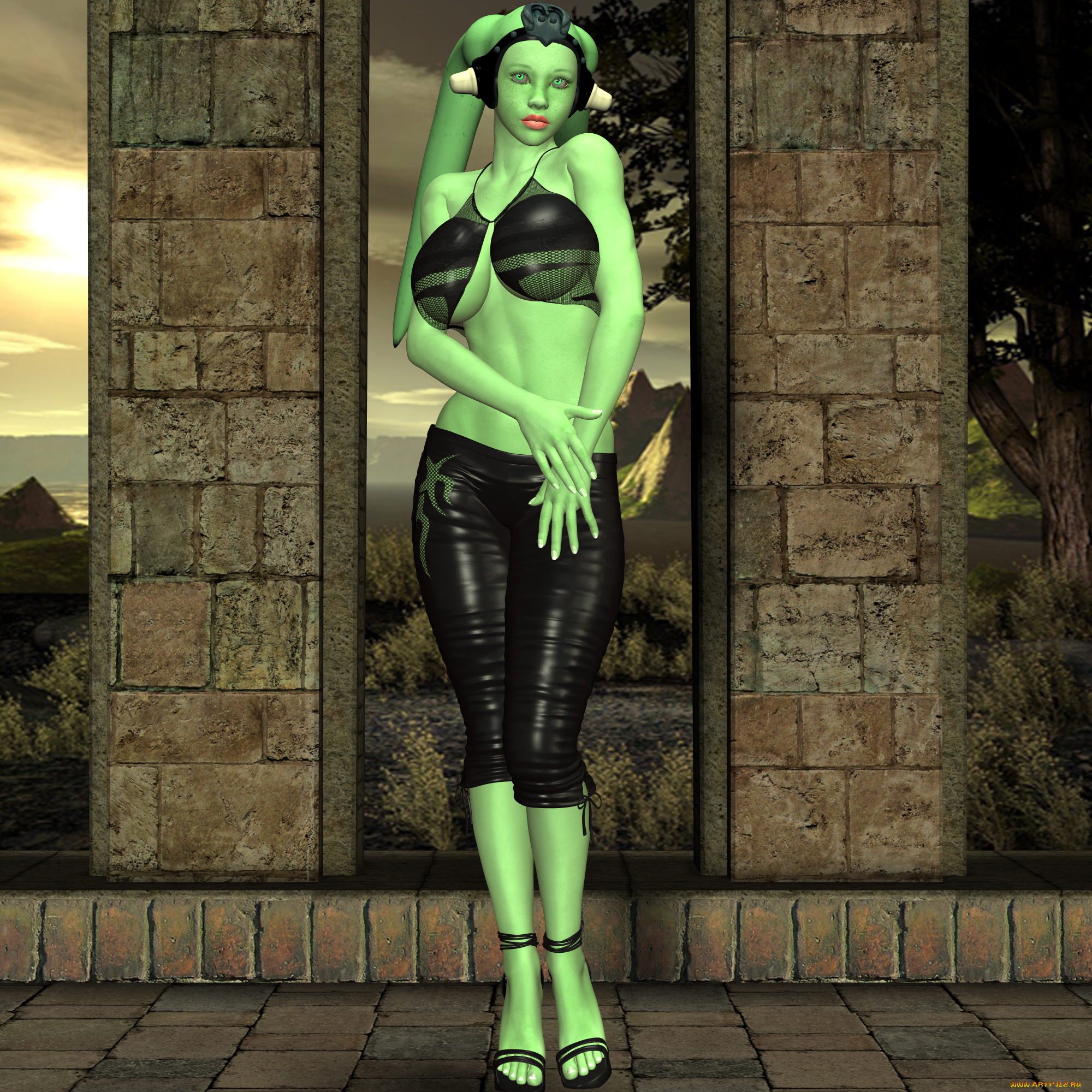 3д, графика, fantasy, , фантазия, существо