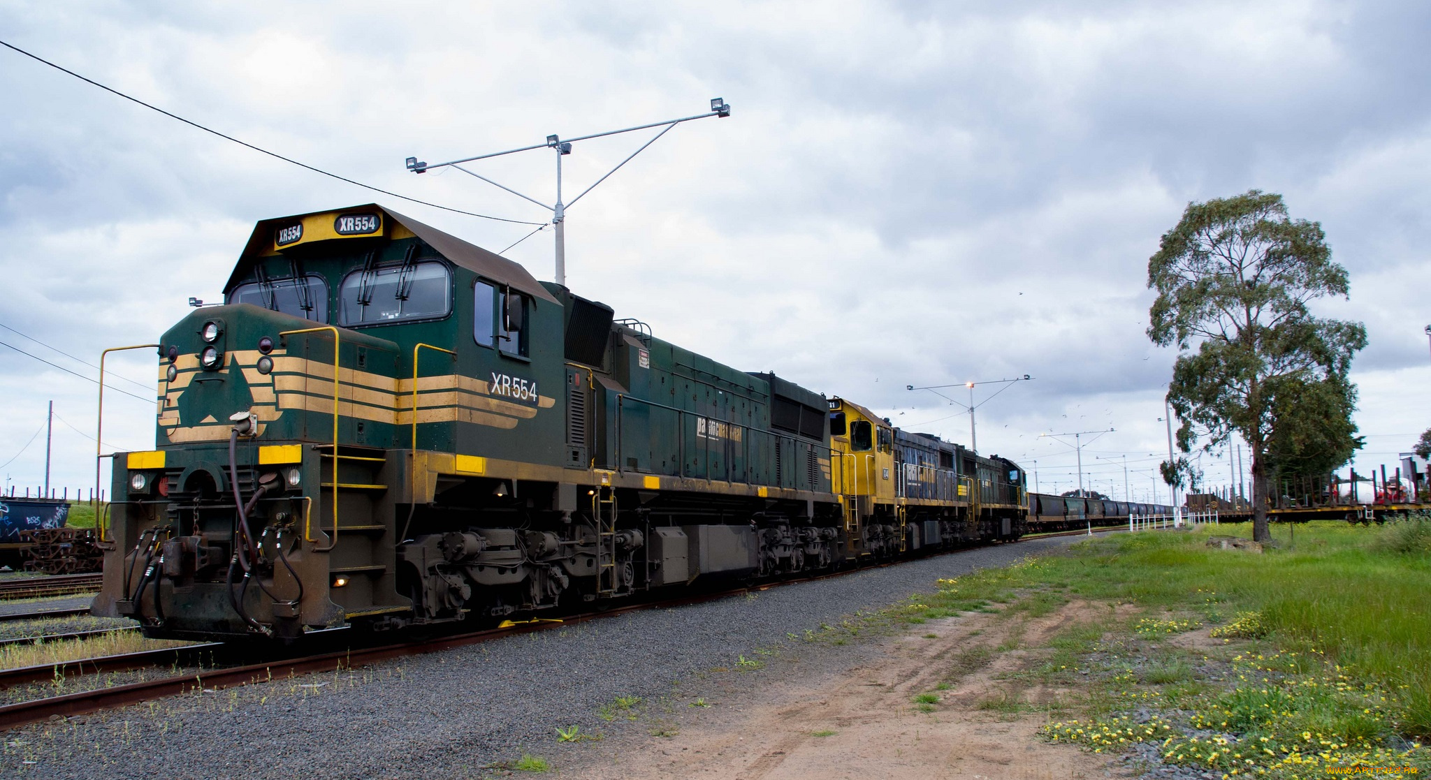 техника, поезда, состав, локомотив, рельсы, дорога, железная