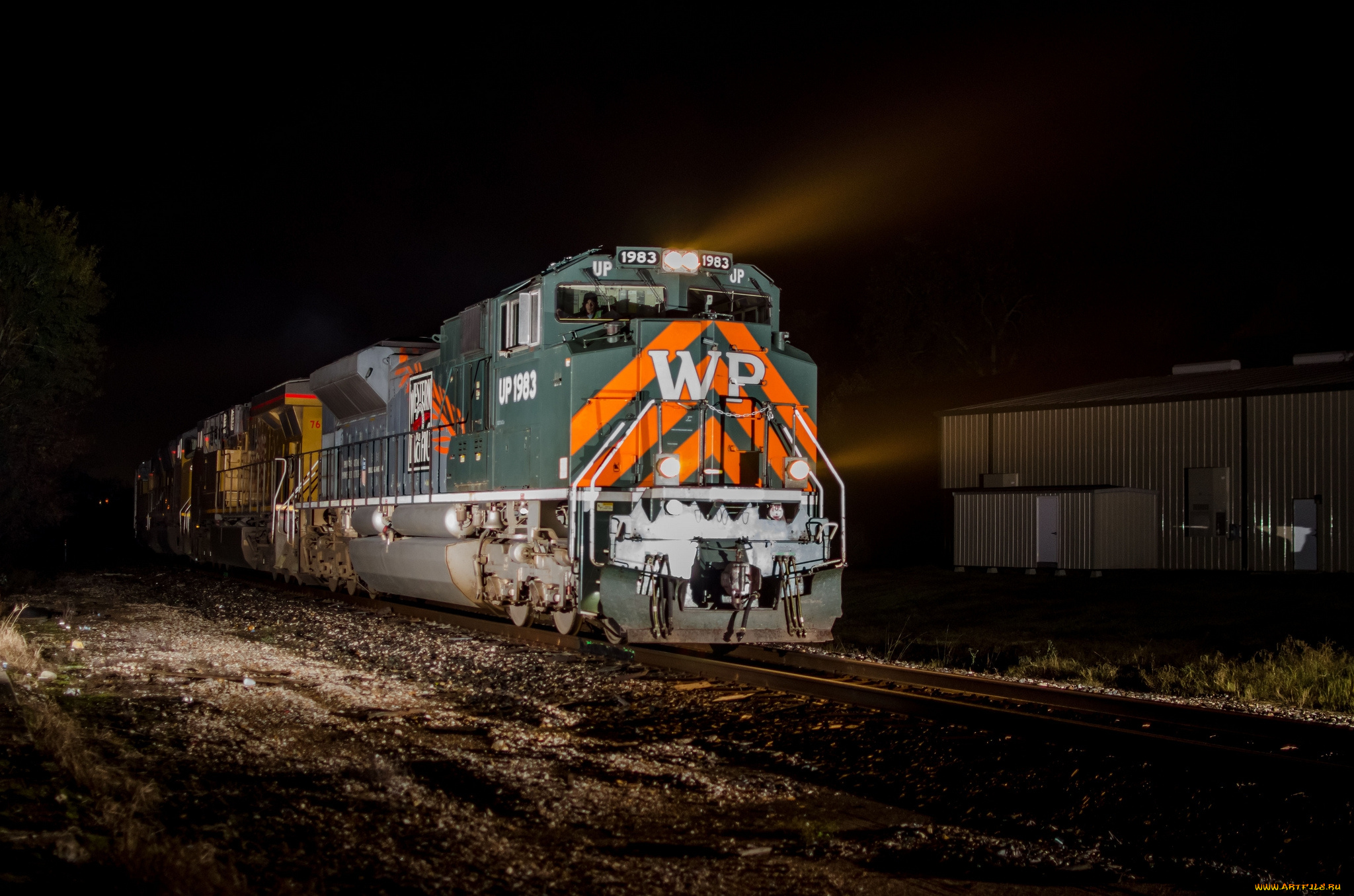 техника, поезда, состав, рельсы, локомотив, дорога, железная