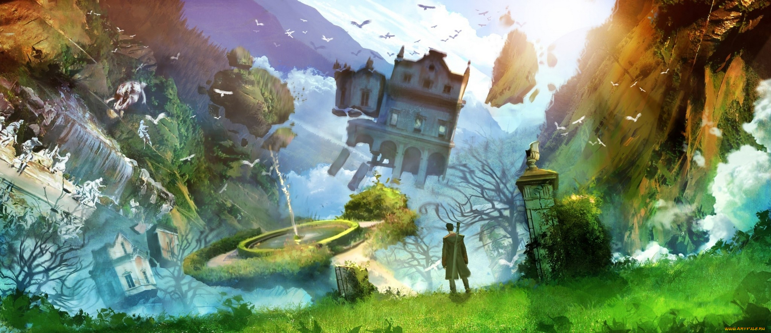 видео, игры, devil, may, cry, 4, demon, wallpaper, dante, fan, art, парень, природа, другой, мир