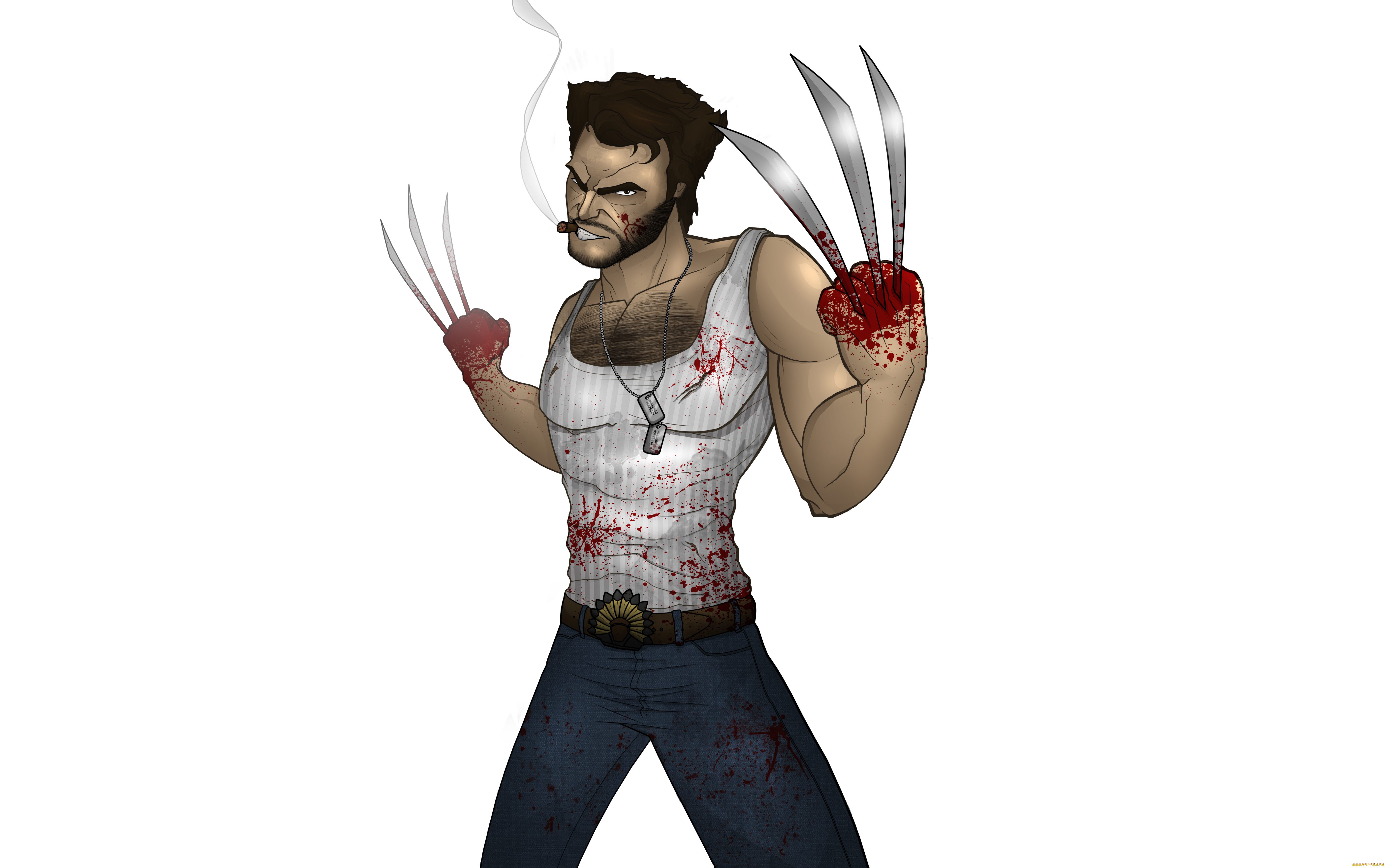 росомаха, рисованные, комиксы, wolverine