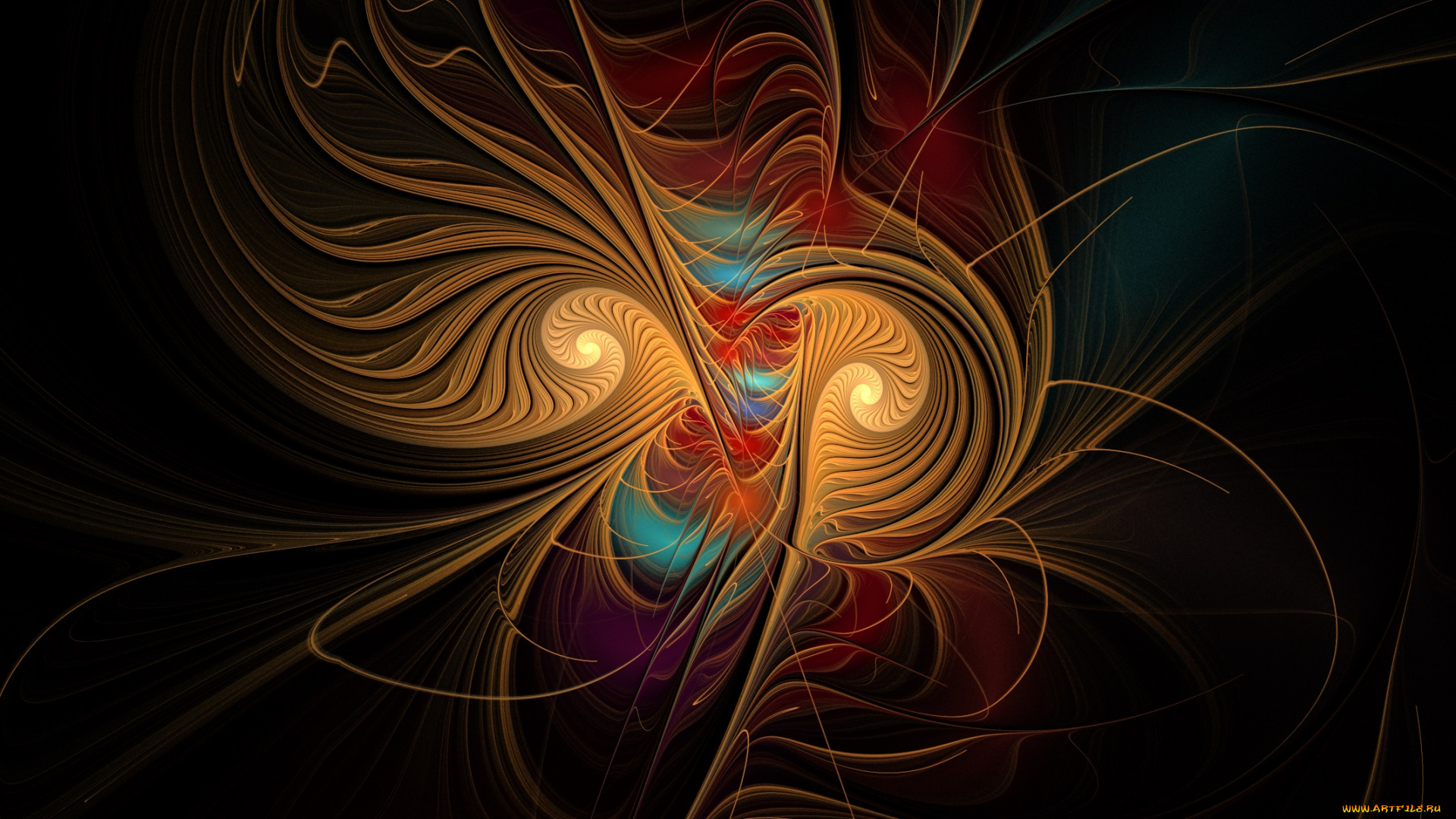 3д, графика, фракталы, , fractal, цвета, фон, узор