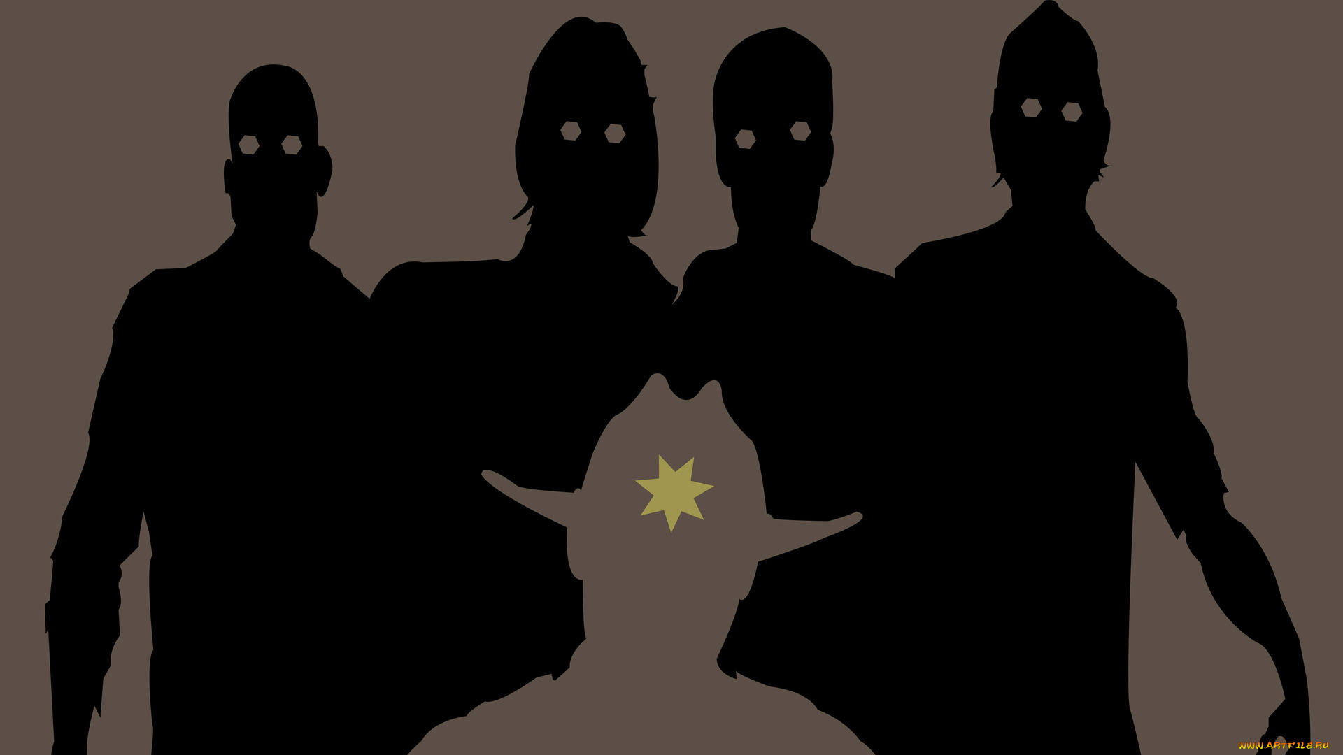 рисованное, кино, the, walking, dead, фон