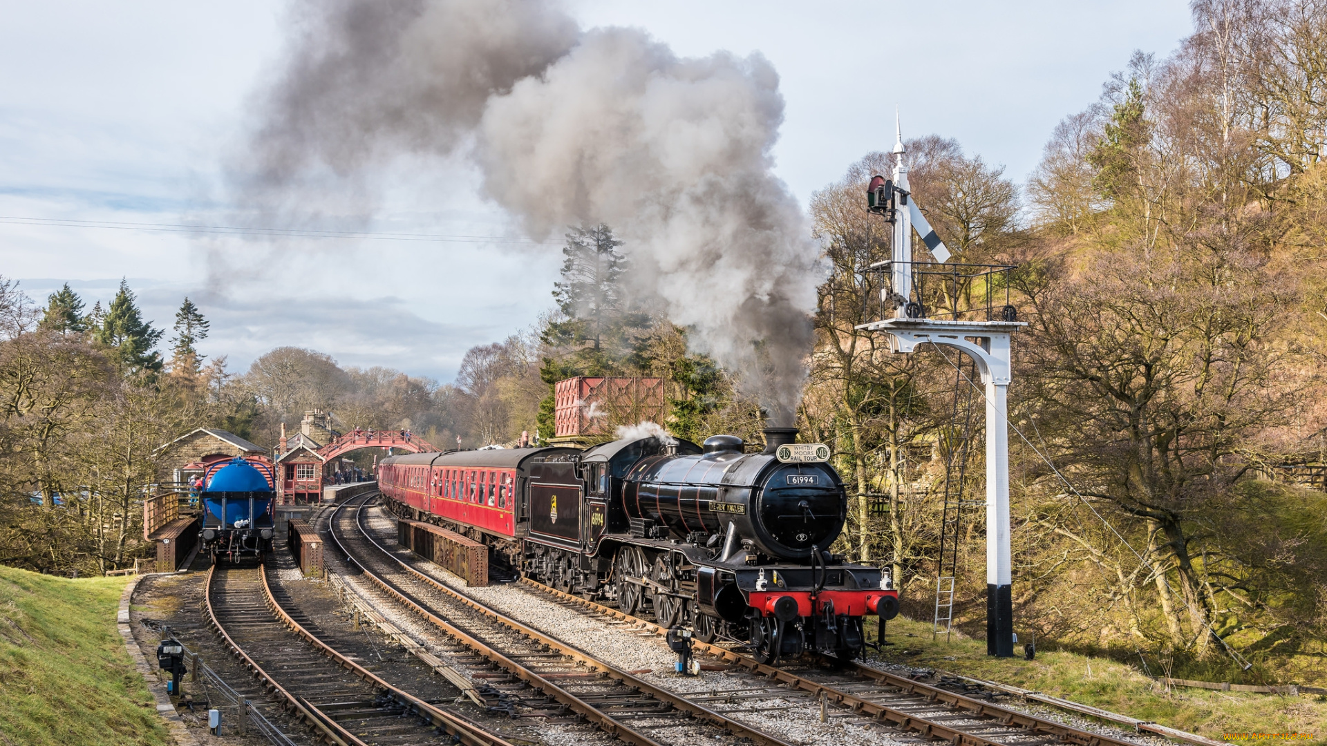 техника, паровозы, дорога, паровоз, железная