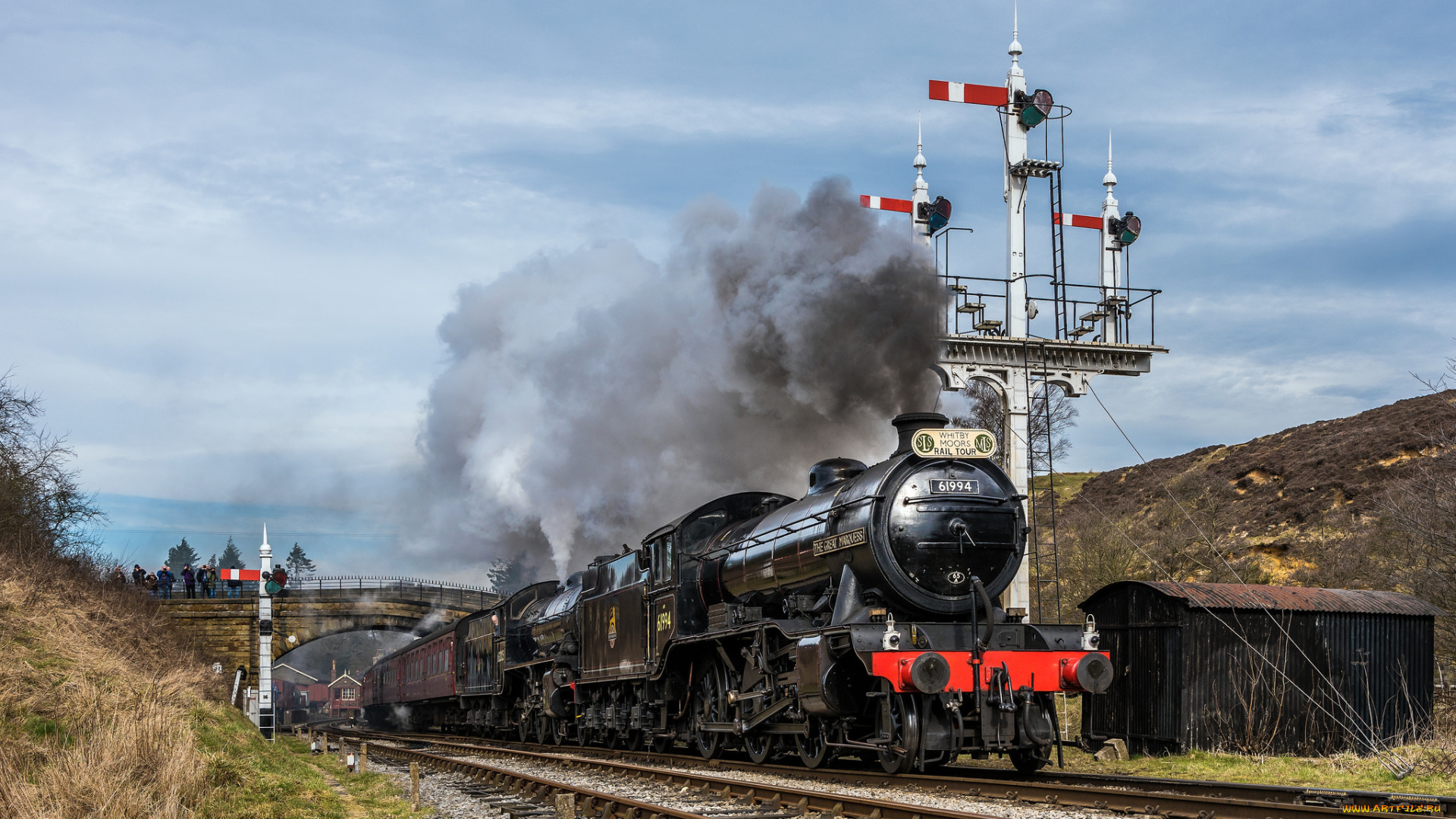 техника, паровозы, дорога, железная, паровоз