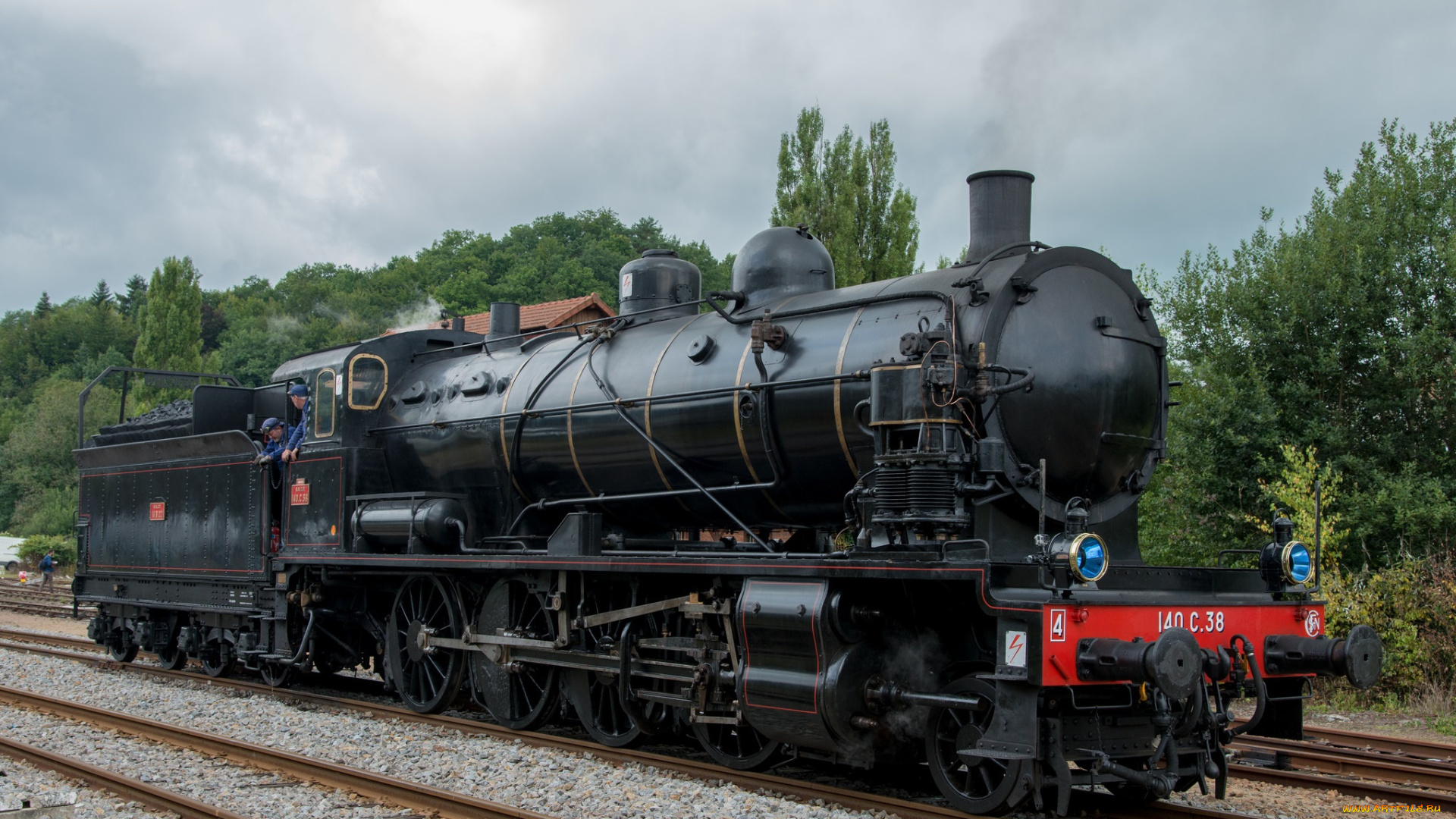 техника, паровозы, дорога, железная, паровоз