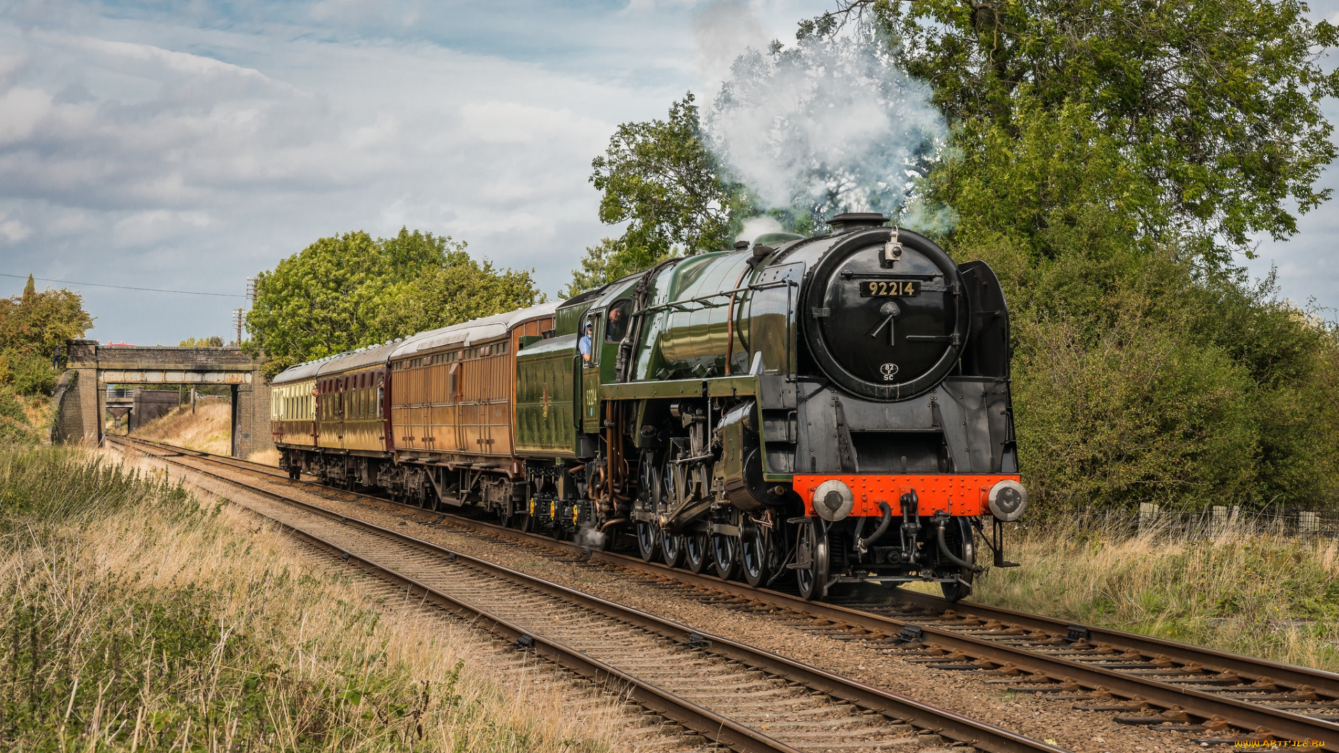 техника, паровозы, паровоз, дорога, железная