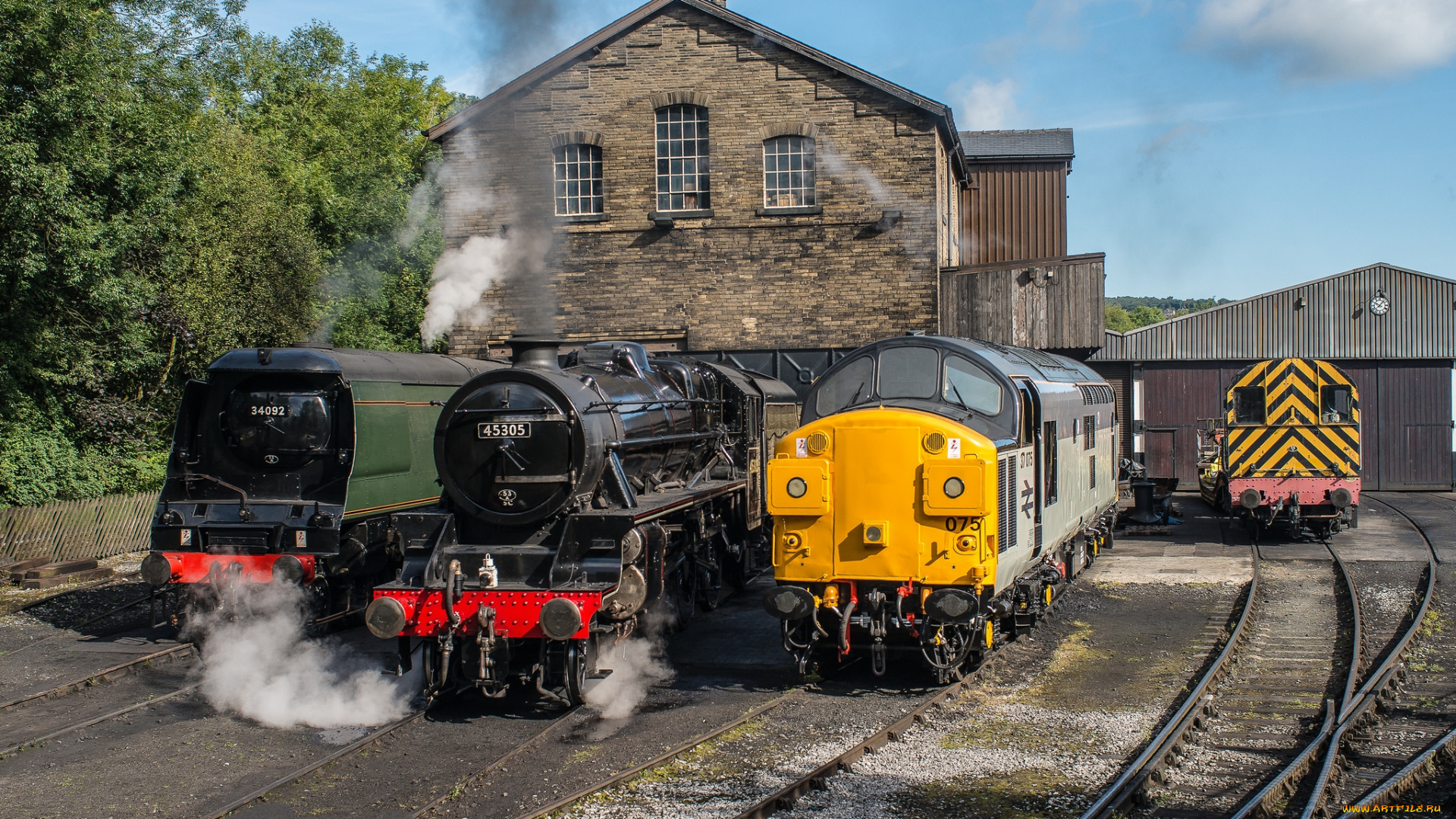 техника, паровозы, железная, паровоз, дорога