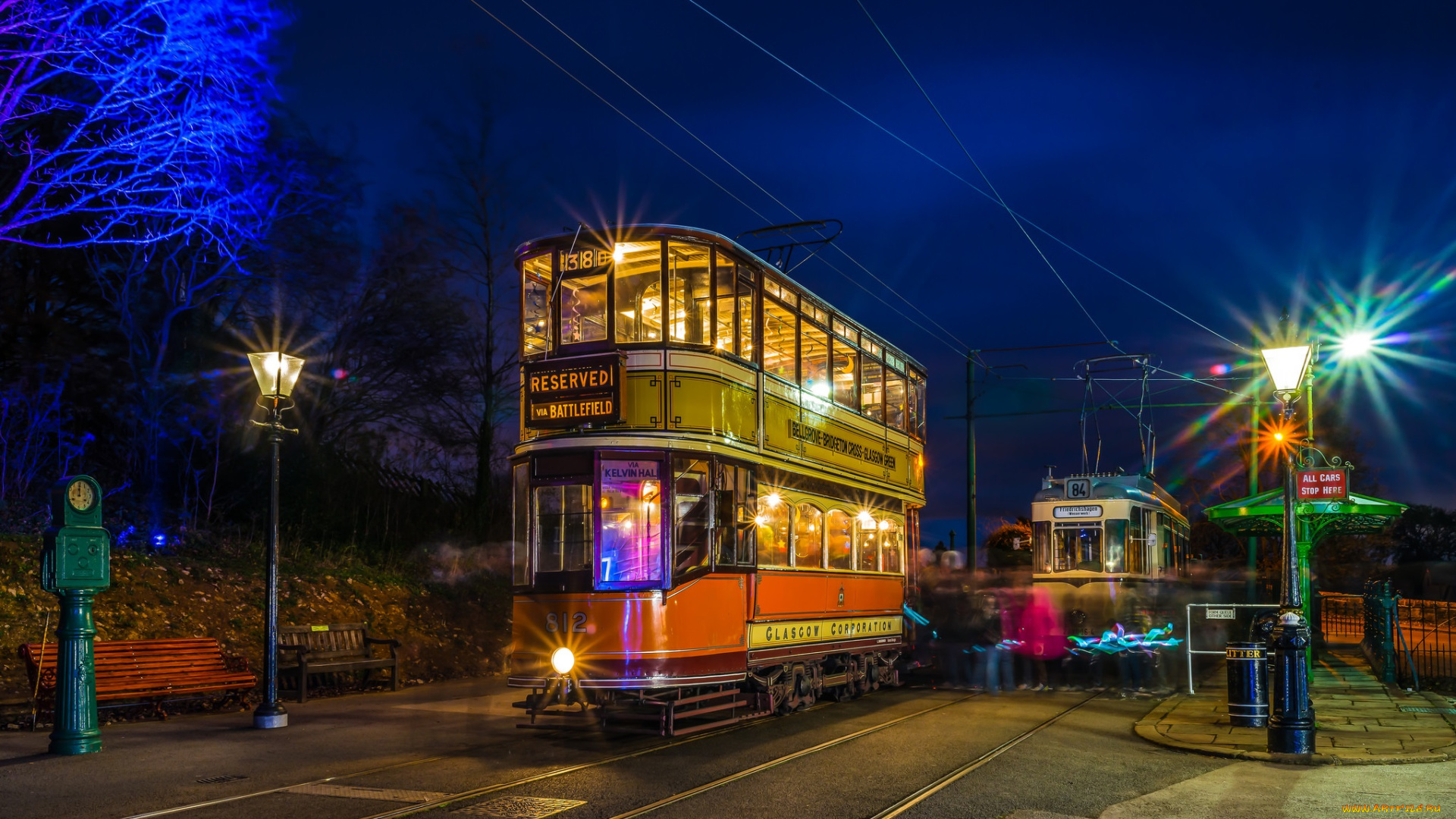 техника, трамваи, рельсы, город, трамвай