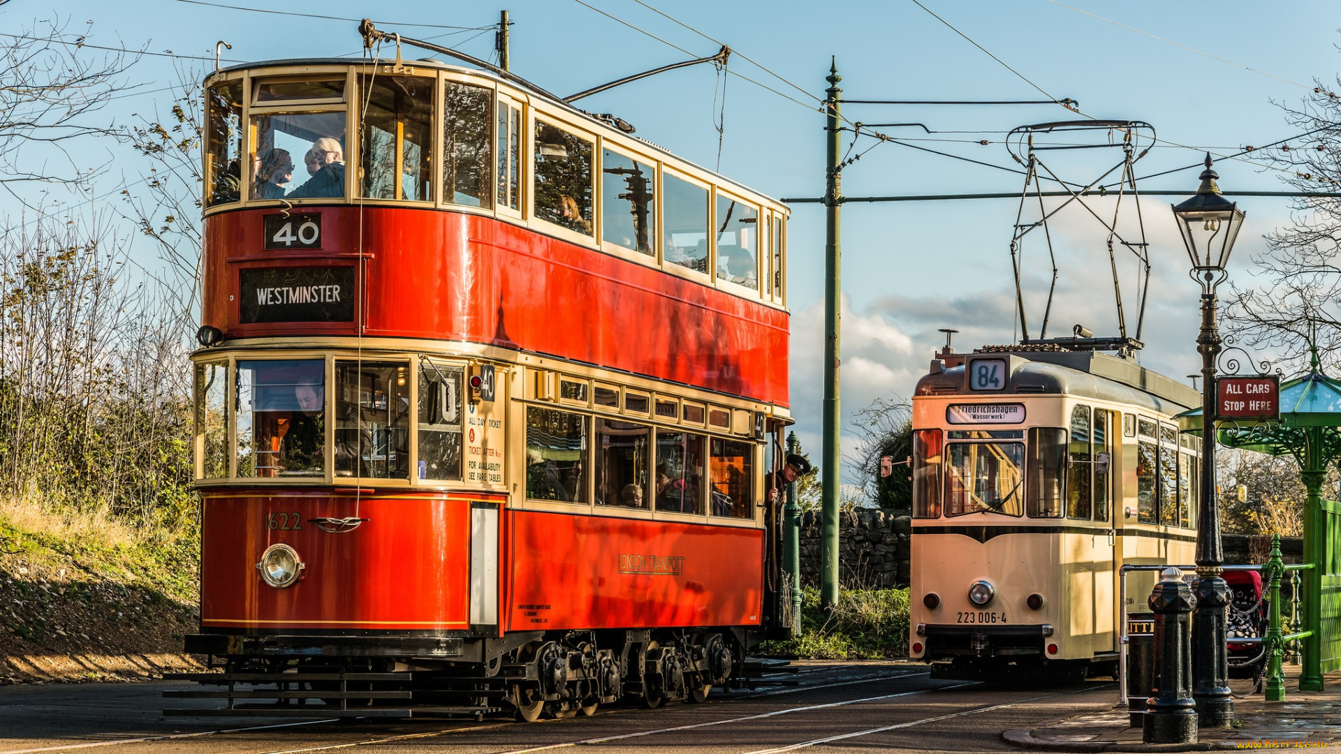 техника, трамваи, рельсы, город, трамвай