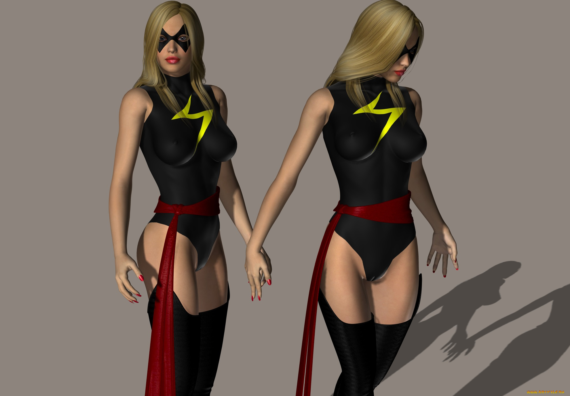 3д, графика, люди, , people, девушки, взгляд, фон, маски