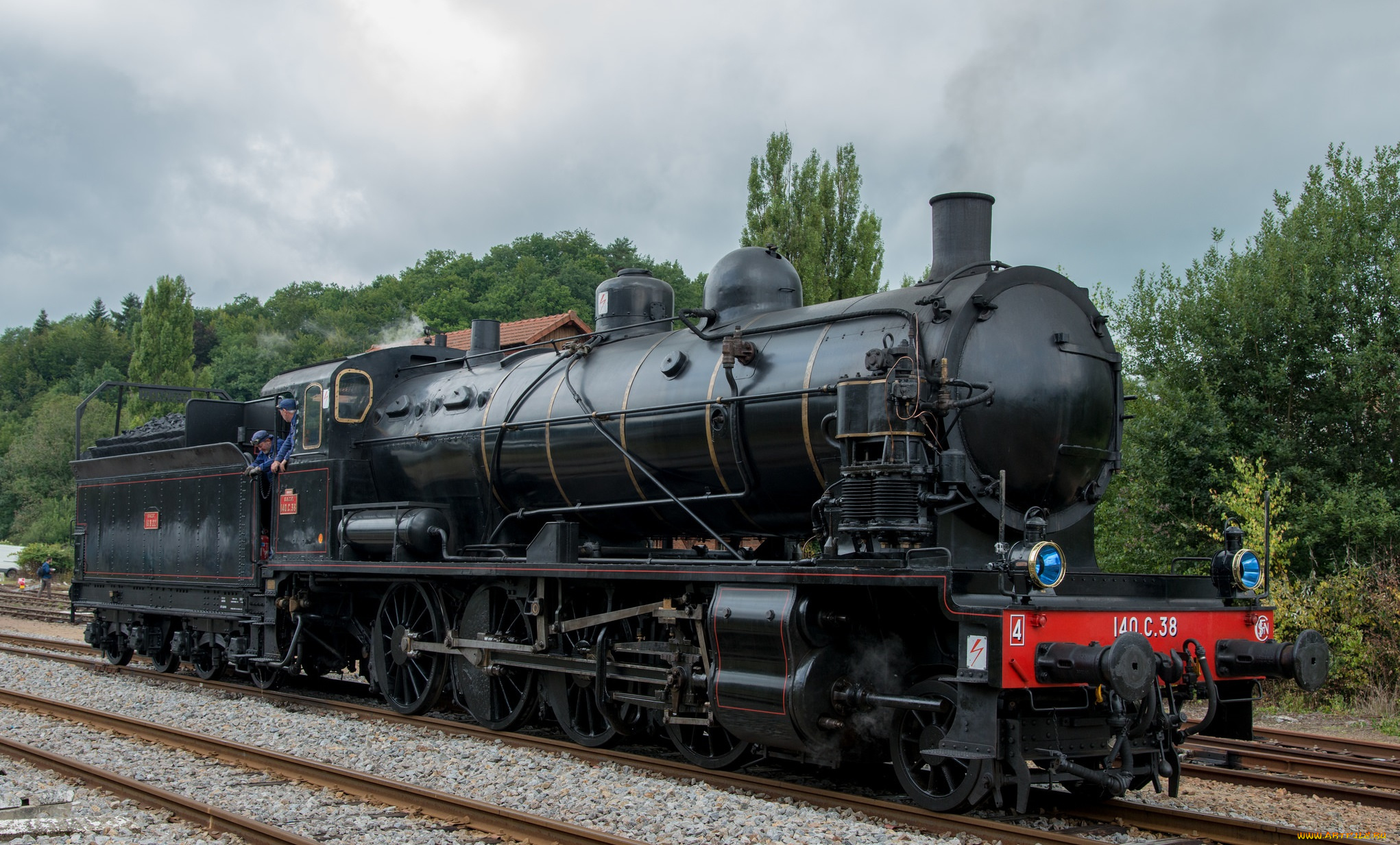 техника, паровозы, дорога, железная, паровоз