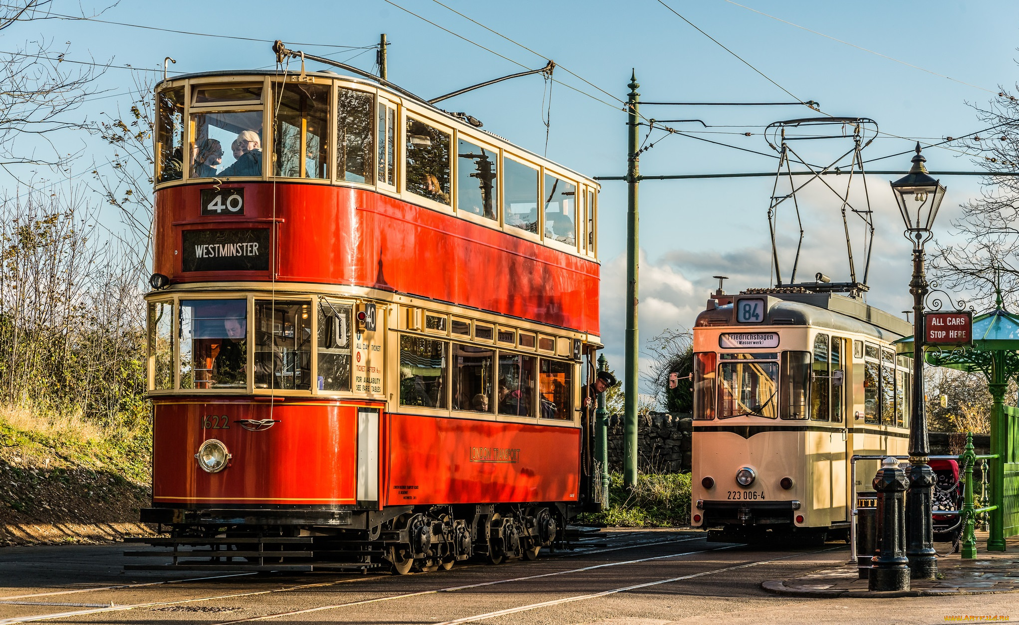 техника, трамваи, рельсы, город, трамвай