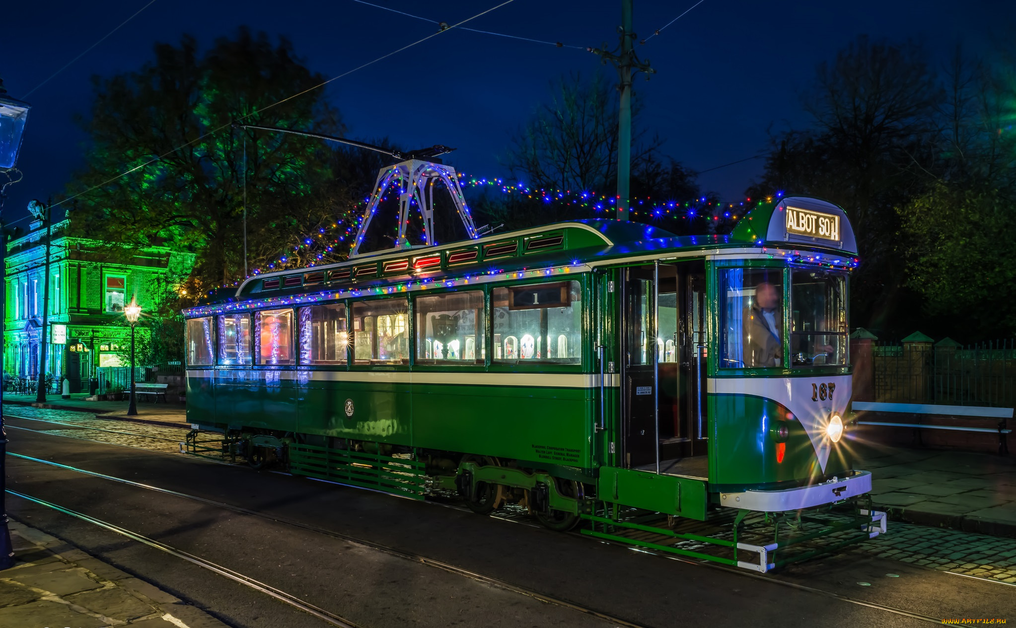 техника, трамваи, рельсы, город, трамвай