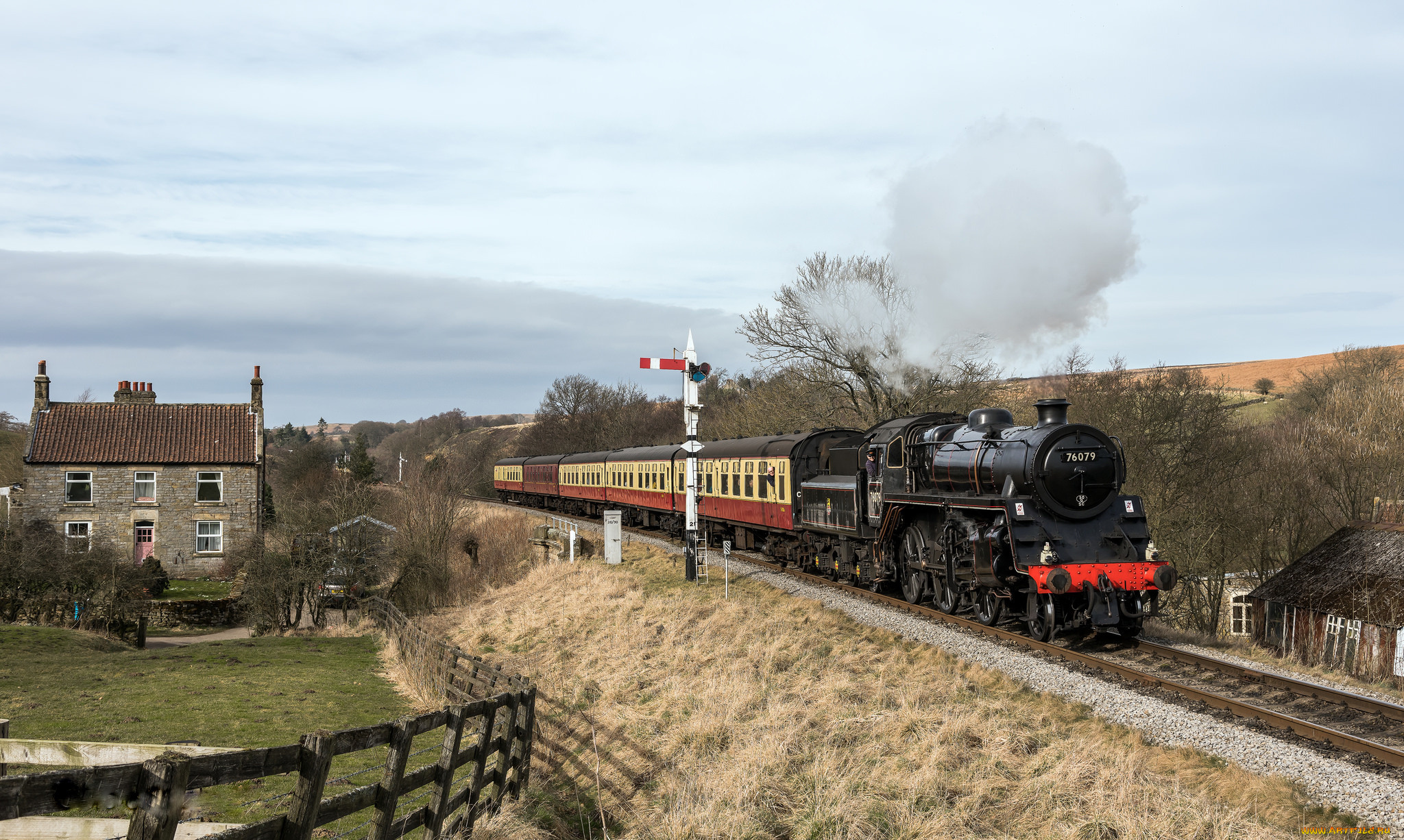 техника, паровозы, паровоз, дорога, железная