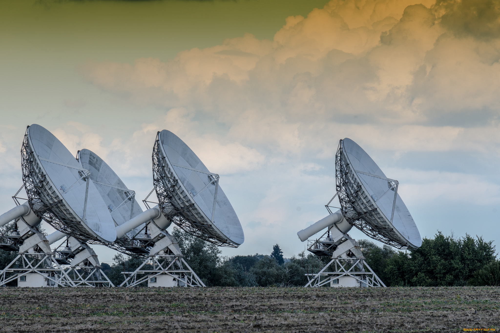 космос, разное, другое, радиотелескопы