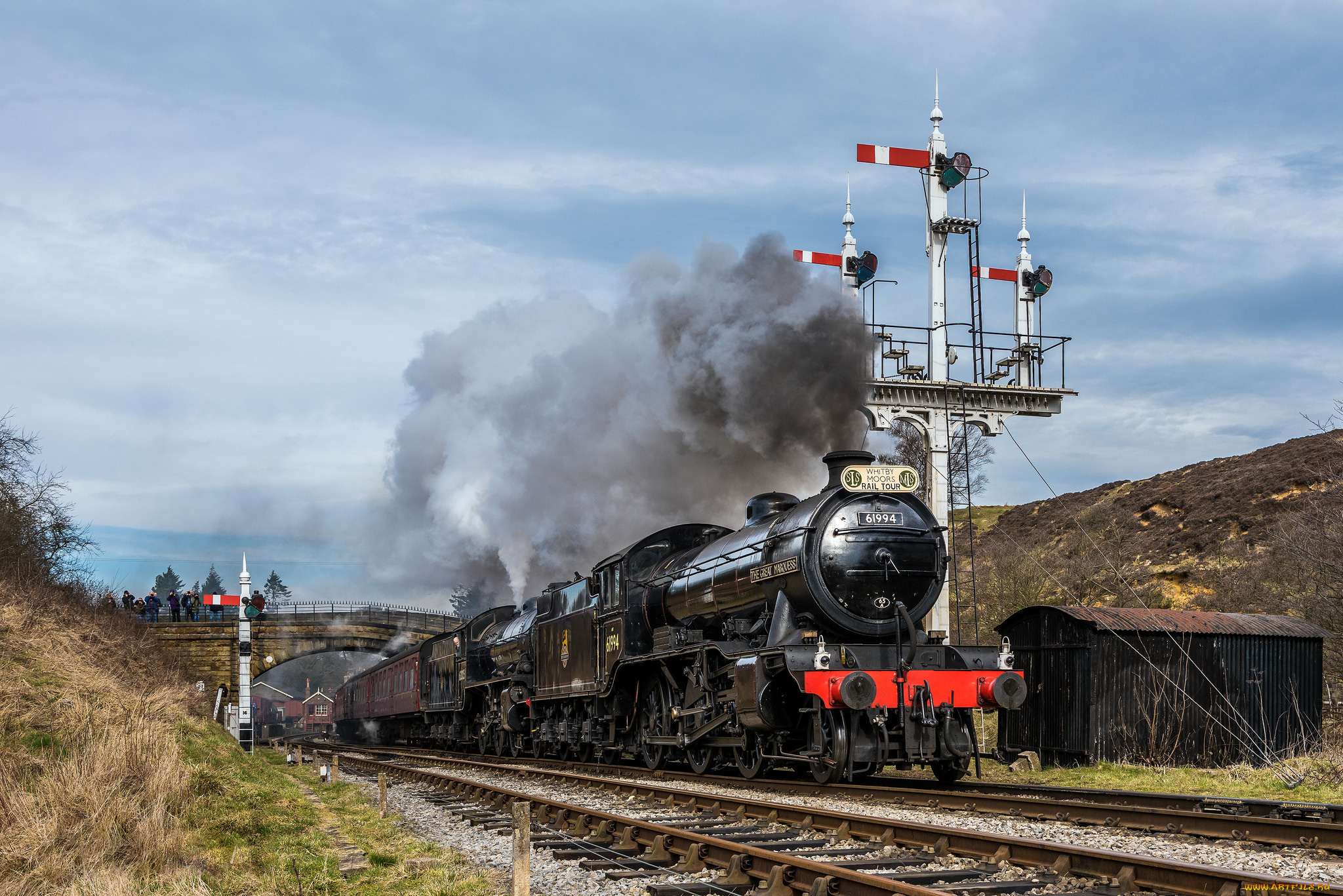 техника, паровозы, дорога, железная, паровоз