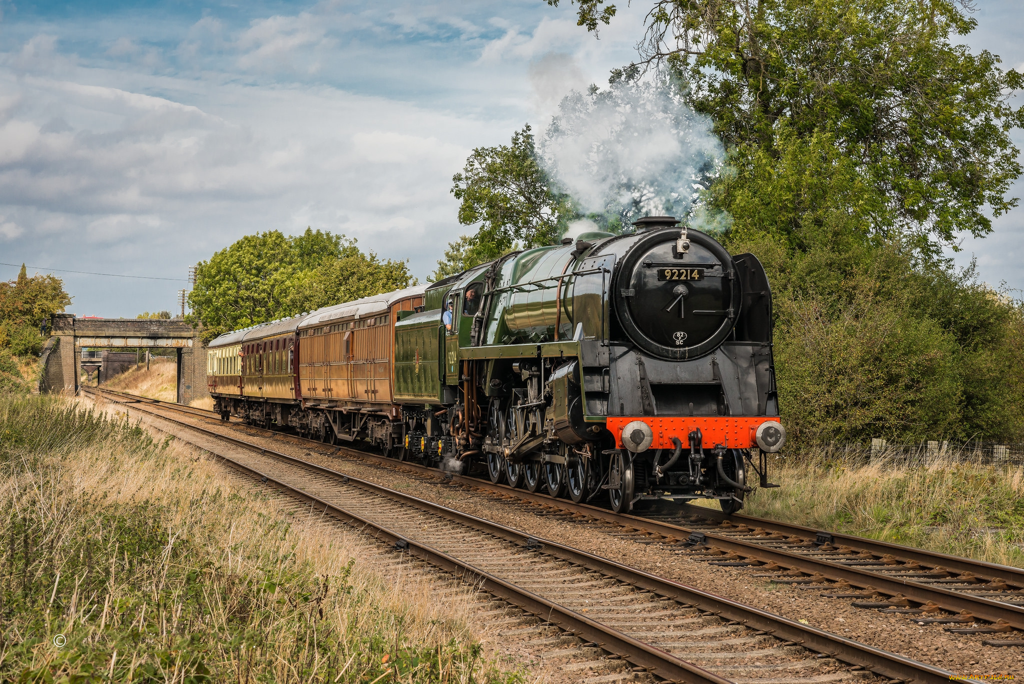 техника, паровозы, паровоз, дорога, железная