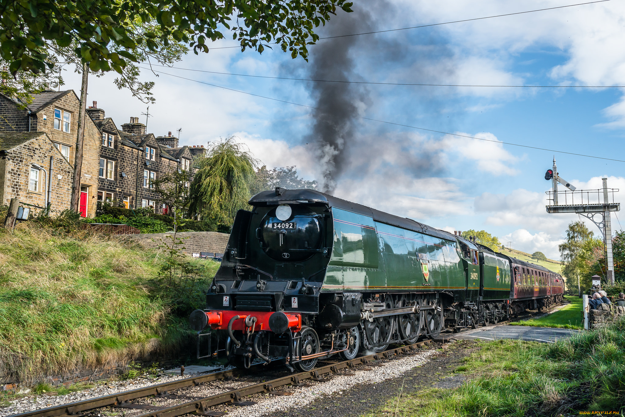 техника, паровозы, паровоз, дорога, железная