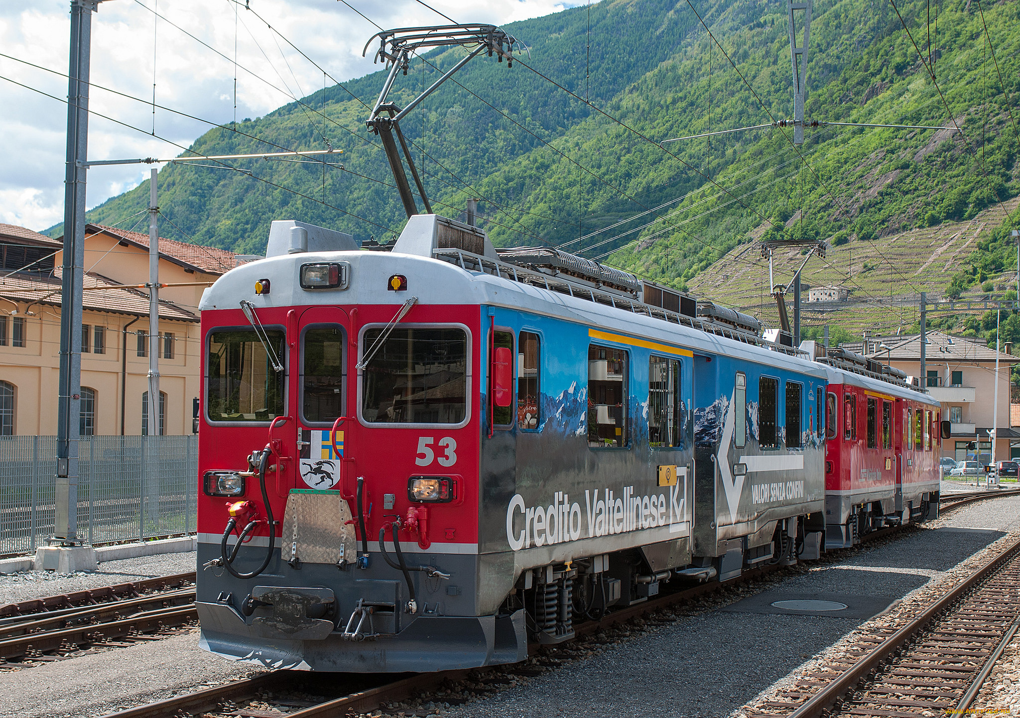 техника, электрички, рельсы, город, трамвай