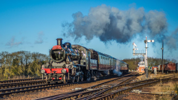 Картинка техника паровозы паровоз железная дорога