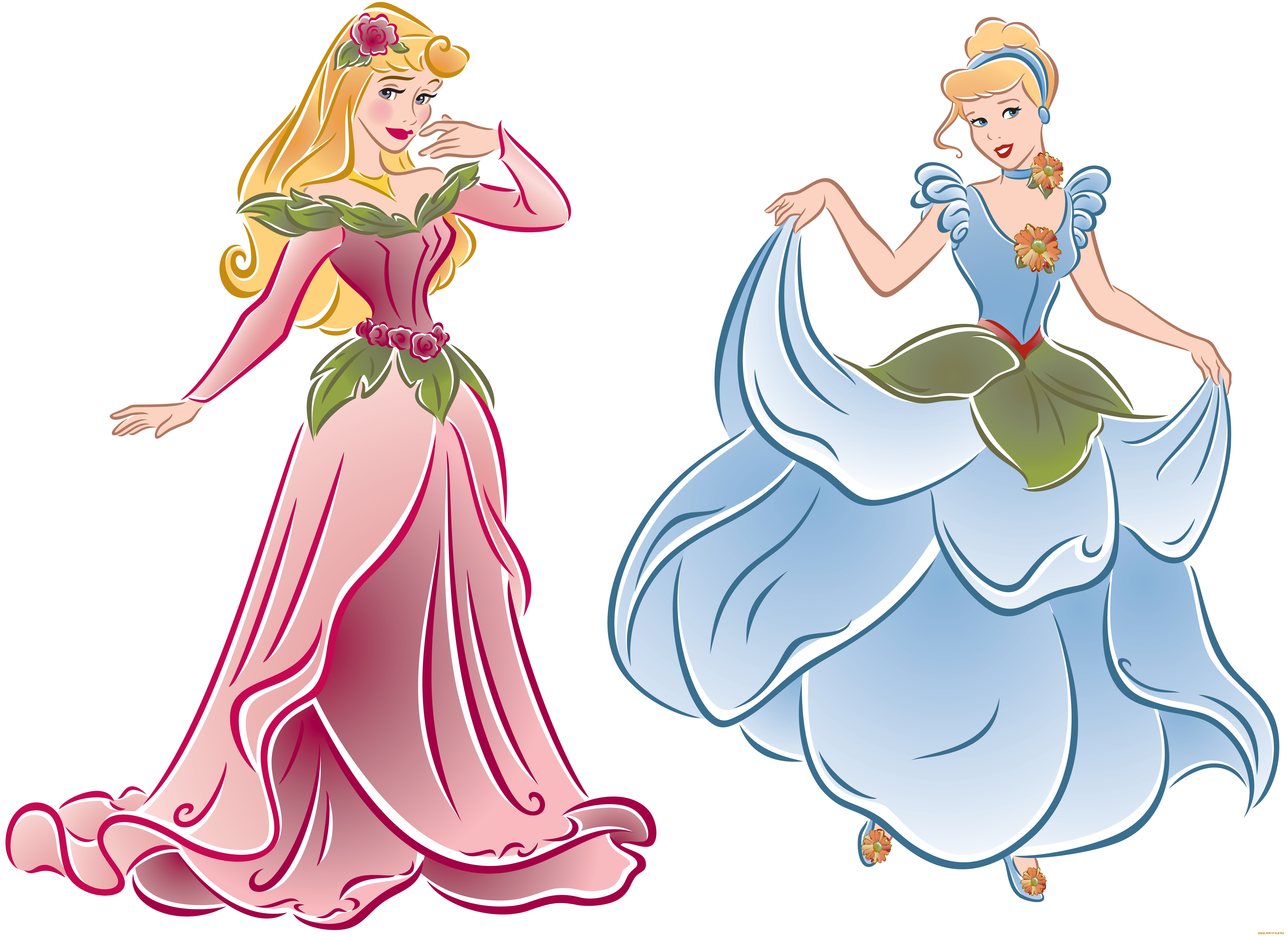 векторная, графика, девушки, танец, фон